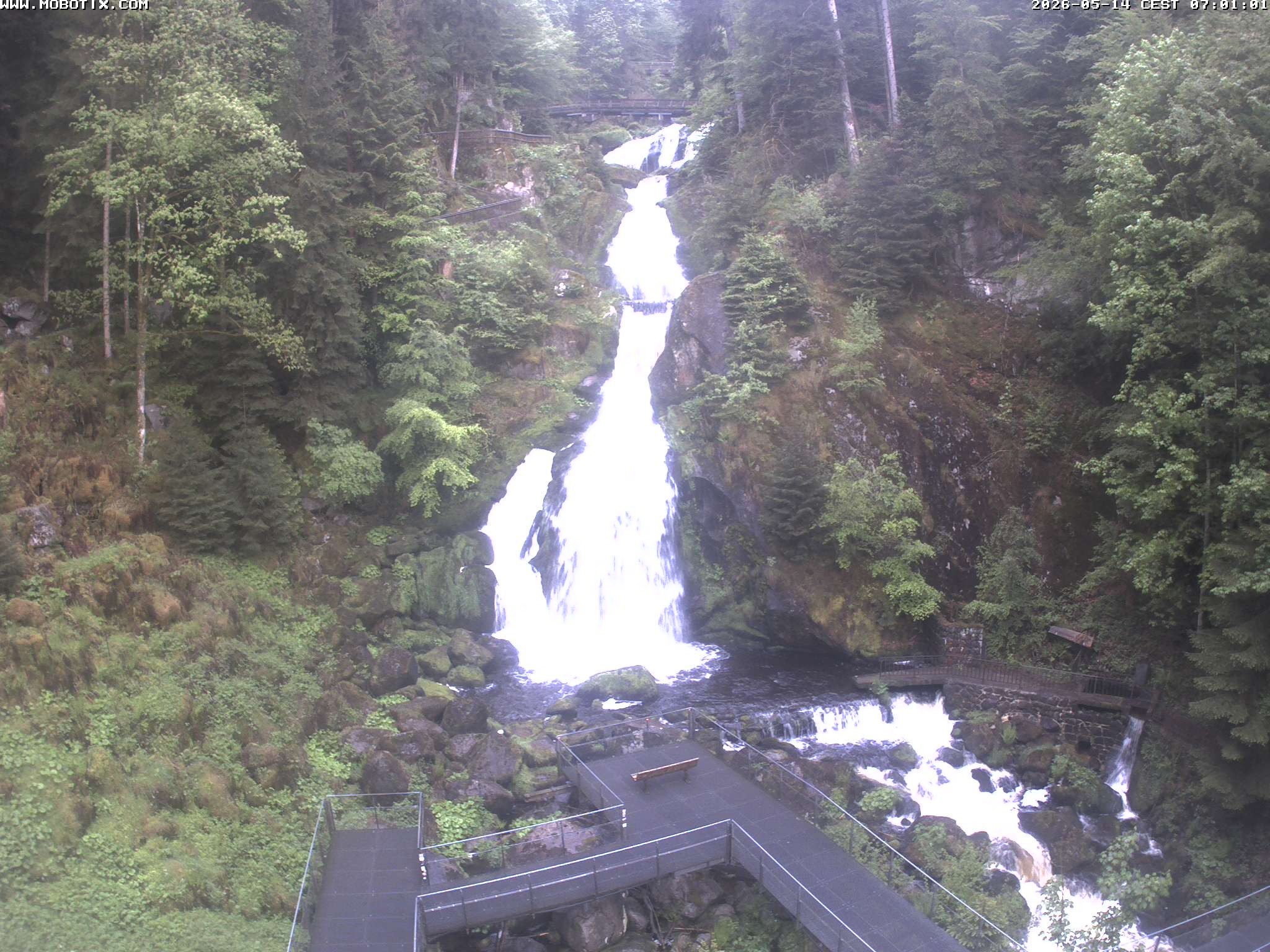 Archiv Foto Webcam Triberg Wasserfälle im Schwarzwald
