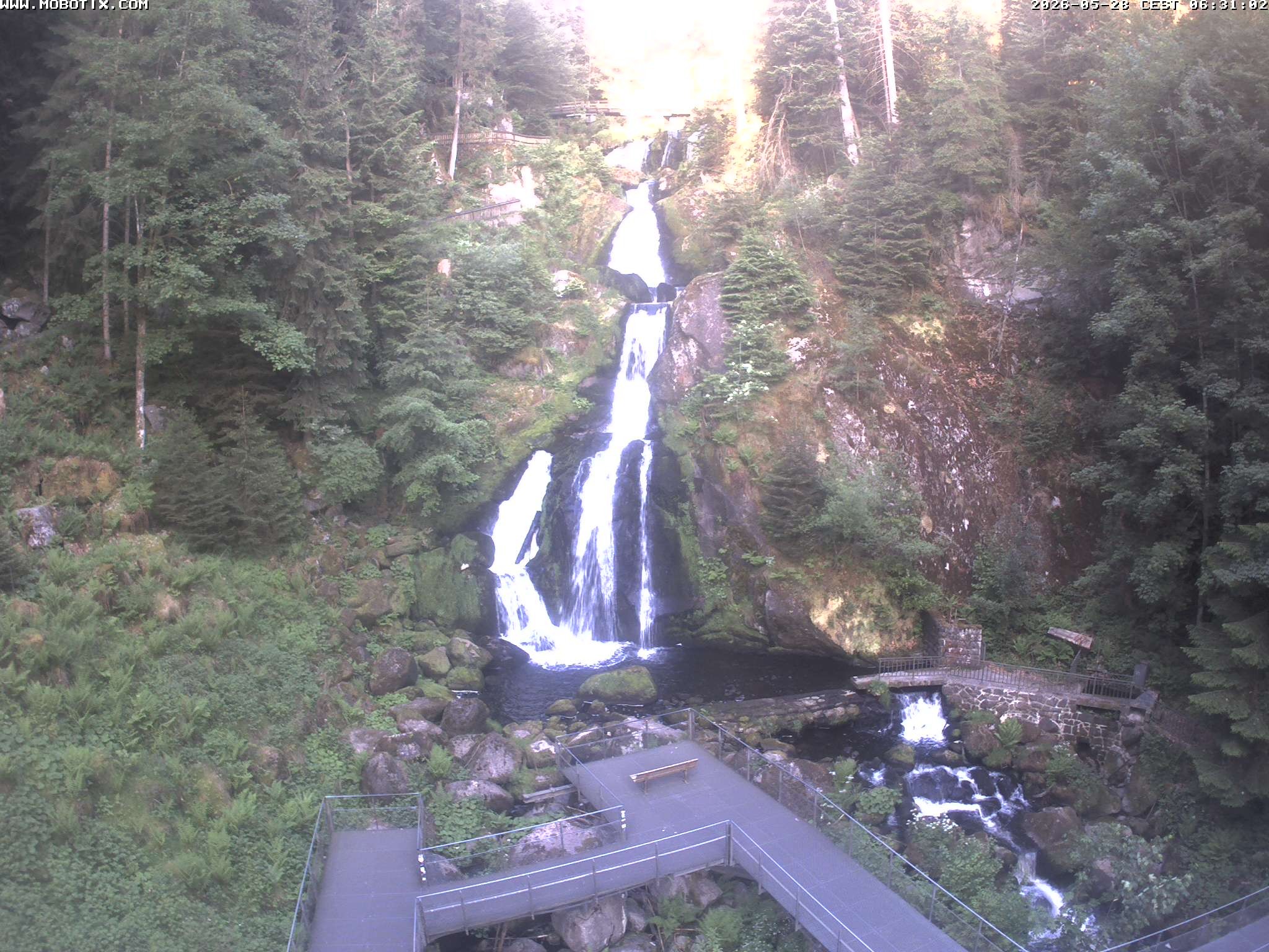 Archiv Foto Webcam Triberg Wasserfälle im Schwarzwald