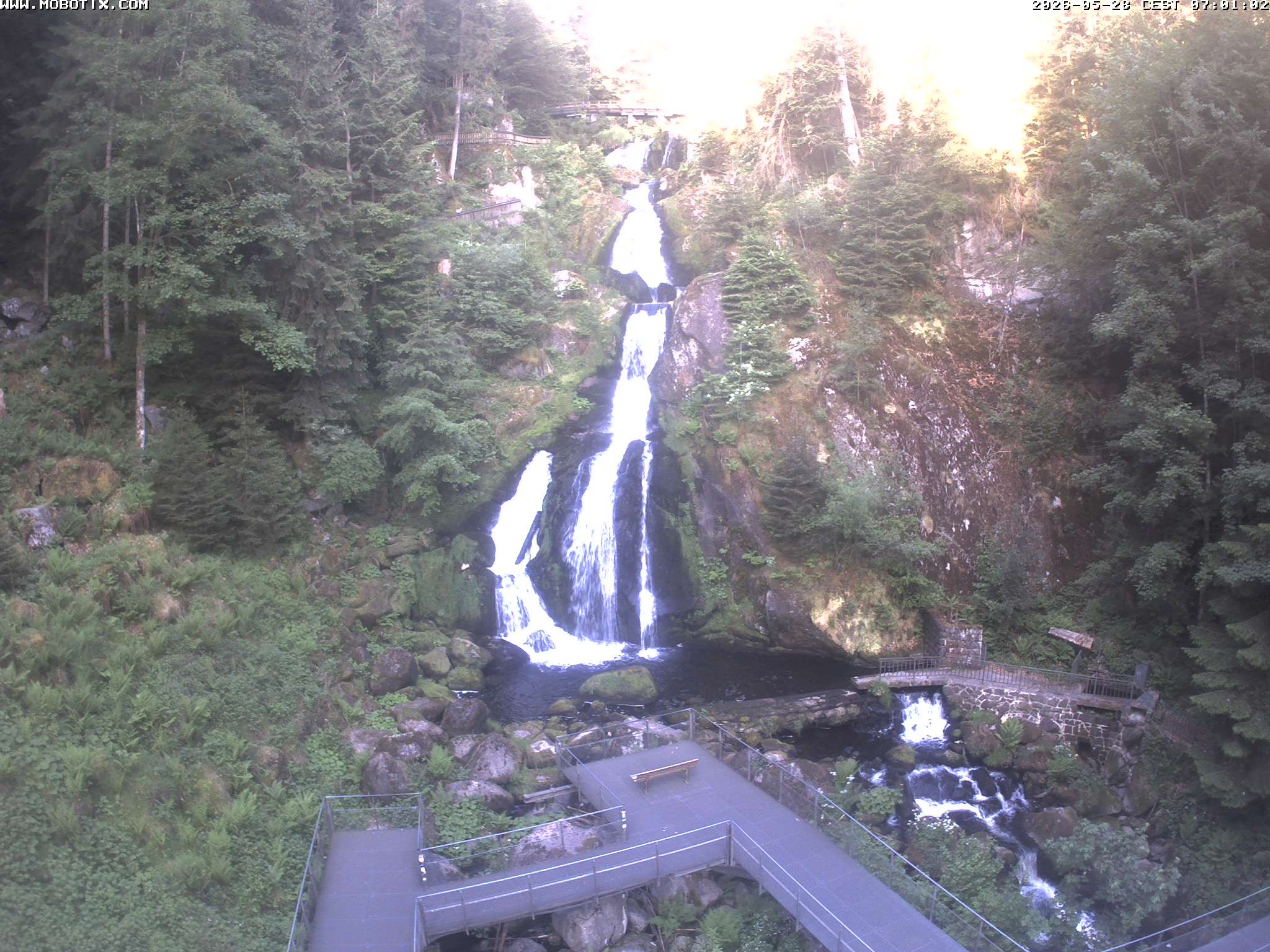 Archiv Foto Webcam Triberg Wasserfälle im Schwarzwald