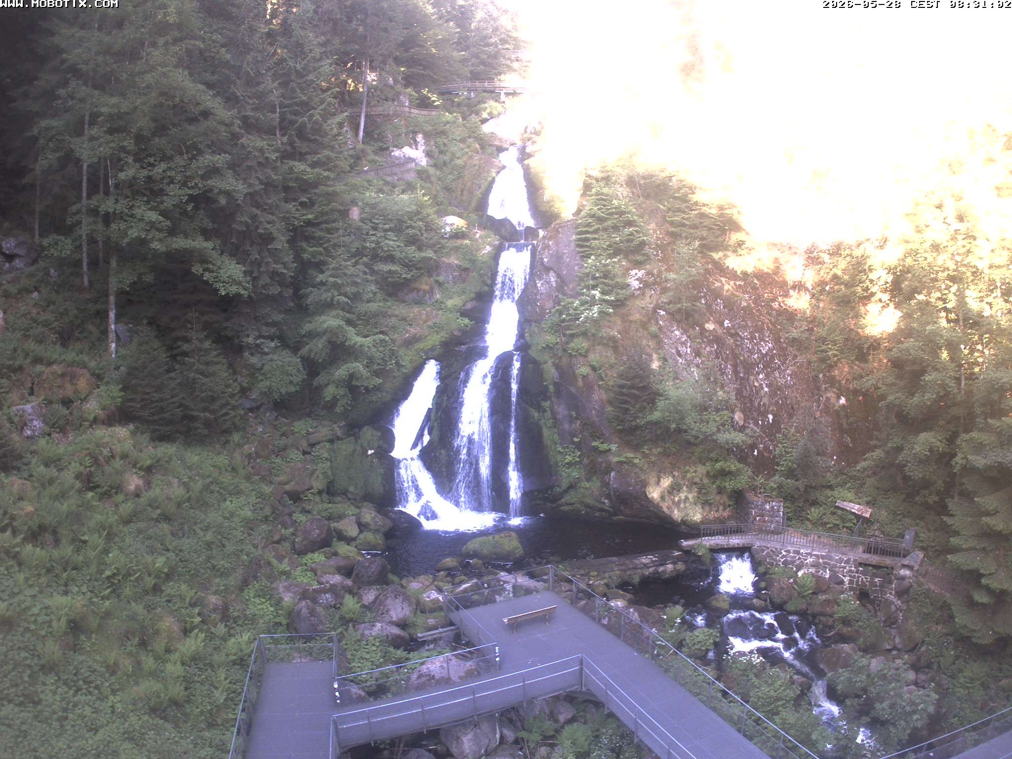 Archiv Foto Webcam Triberg Wasserfälle im Schwarzwald