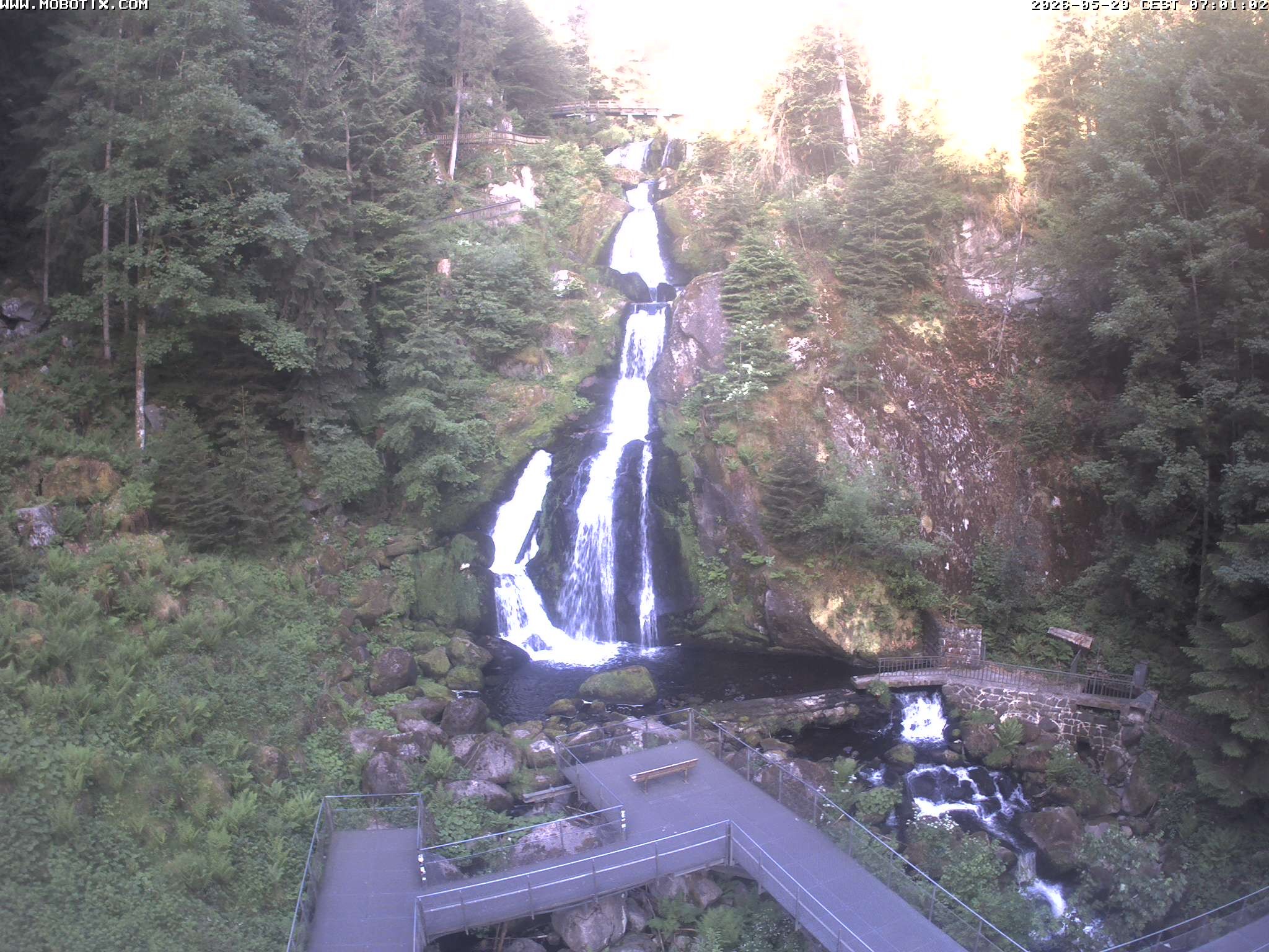 Archived image Webcam Triberg (Black Forest): Waterfalls