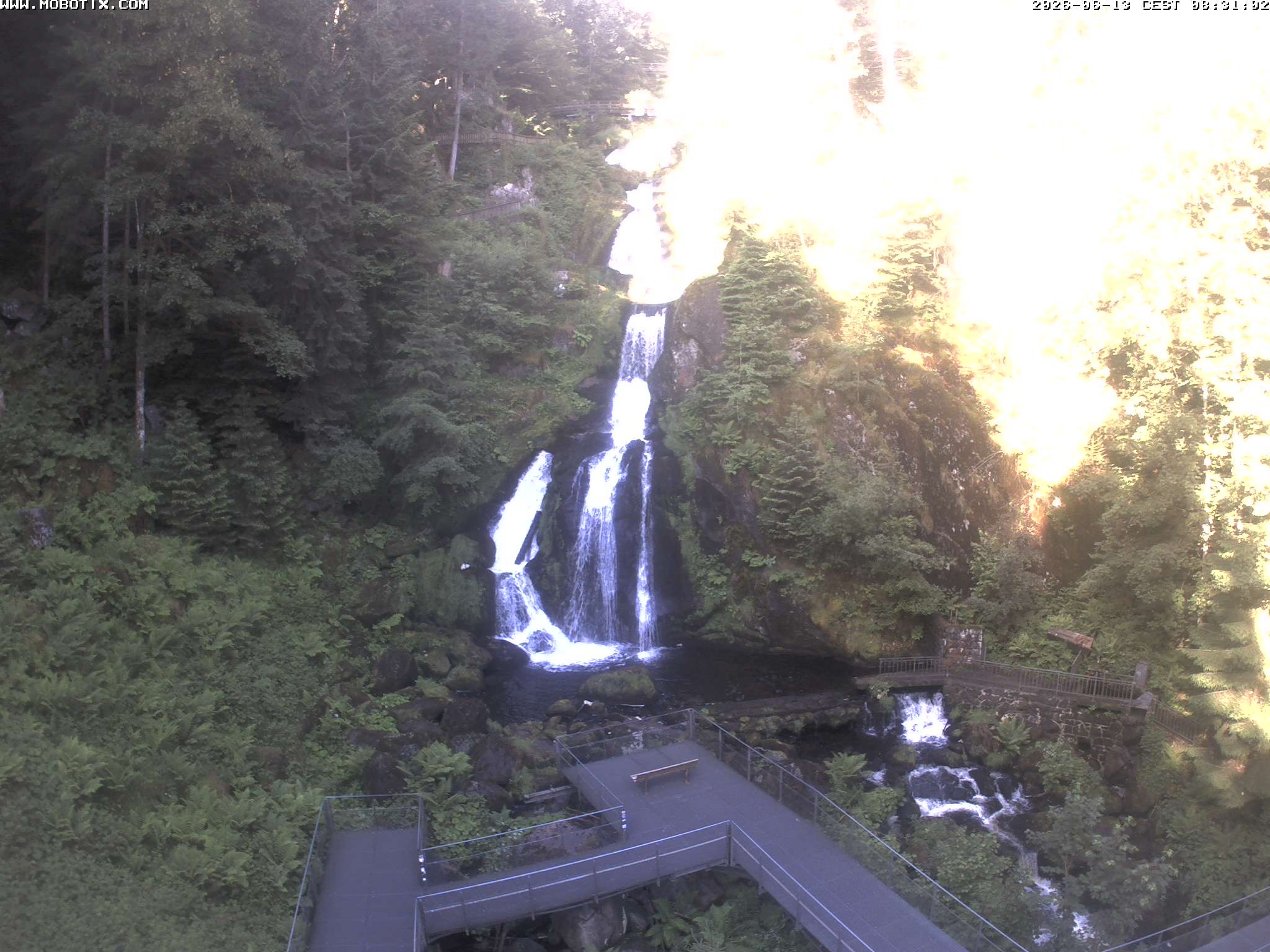 Archived image Webcam Triberg (Black Forest): Waterfalls