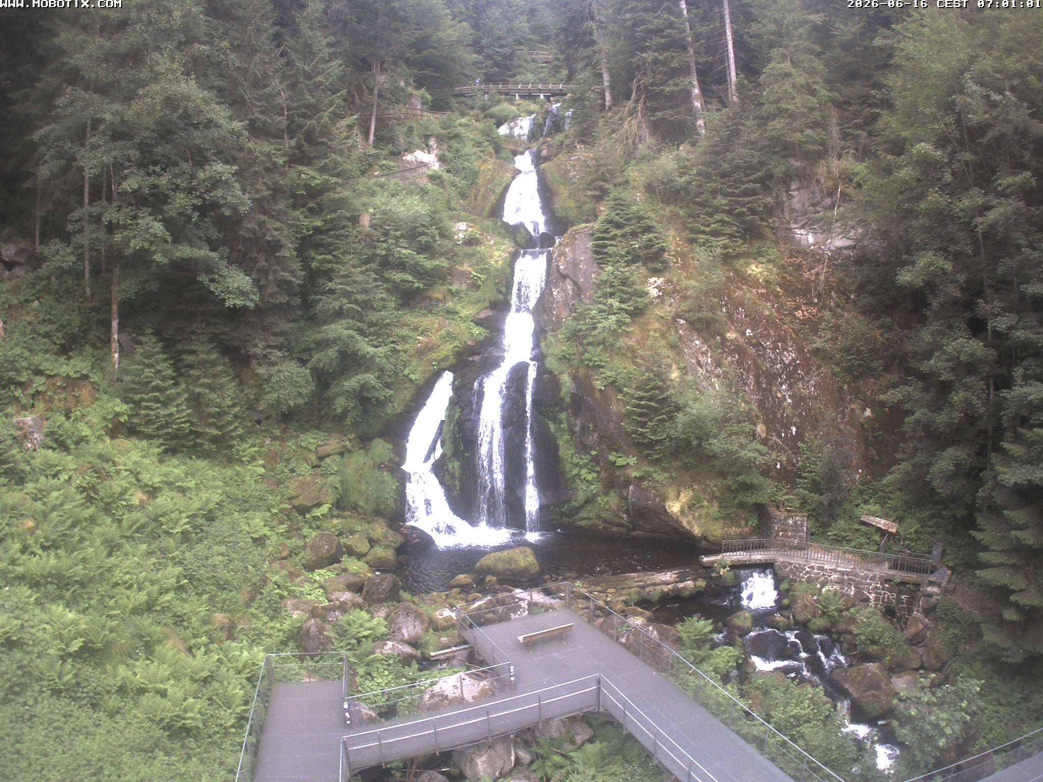 Archiv Foto Webcam Triberg Wasserfälle im Schwarzwald