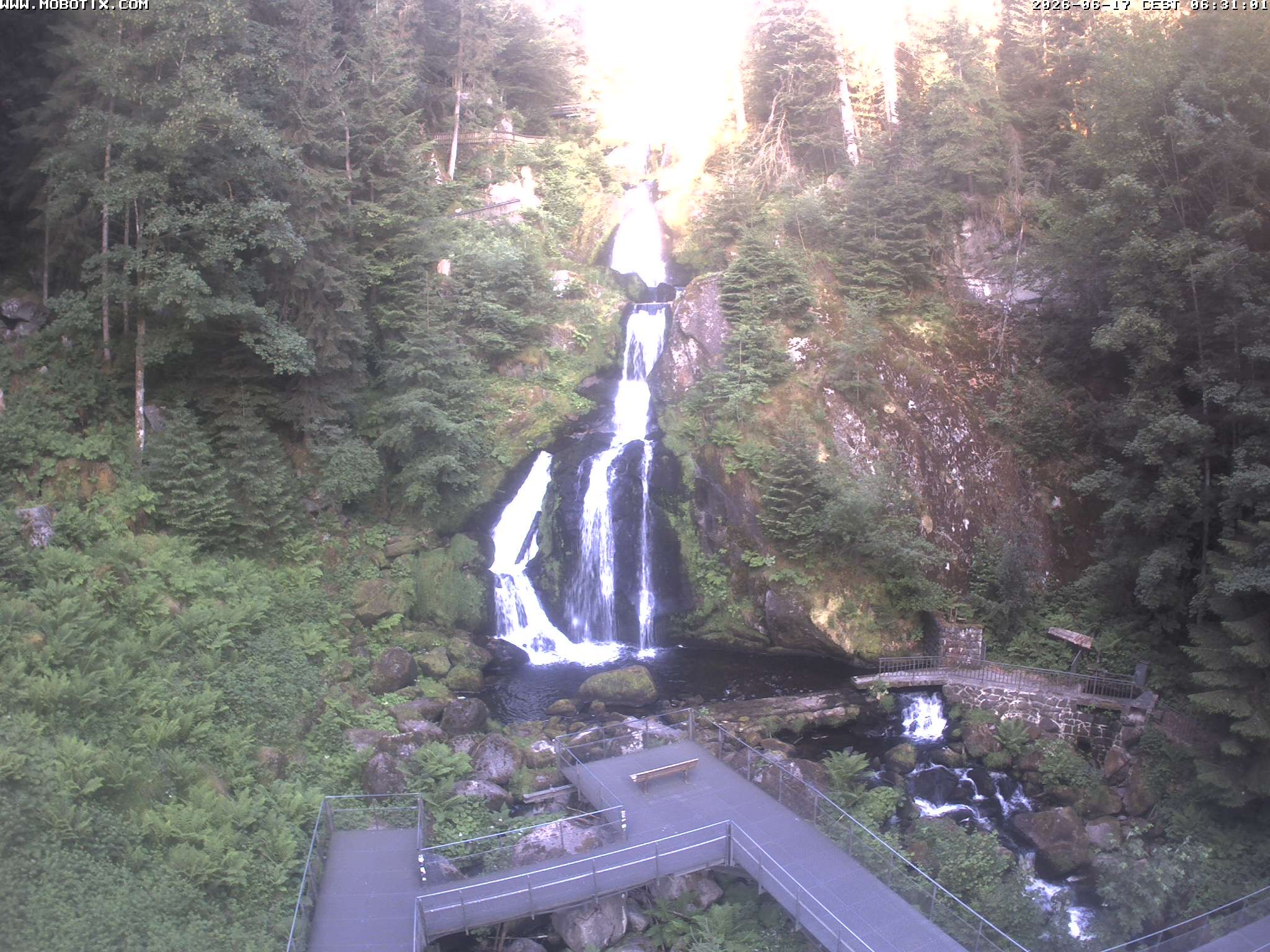 Archiv Foto Webcam Triberg Wasserfälle im Schwarzwald