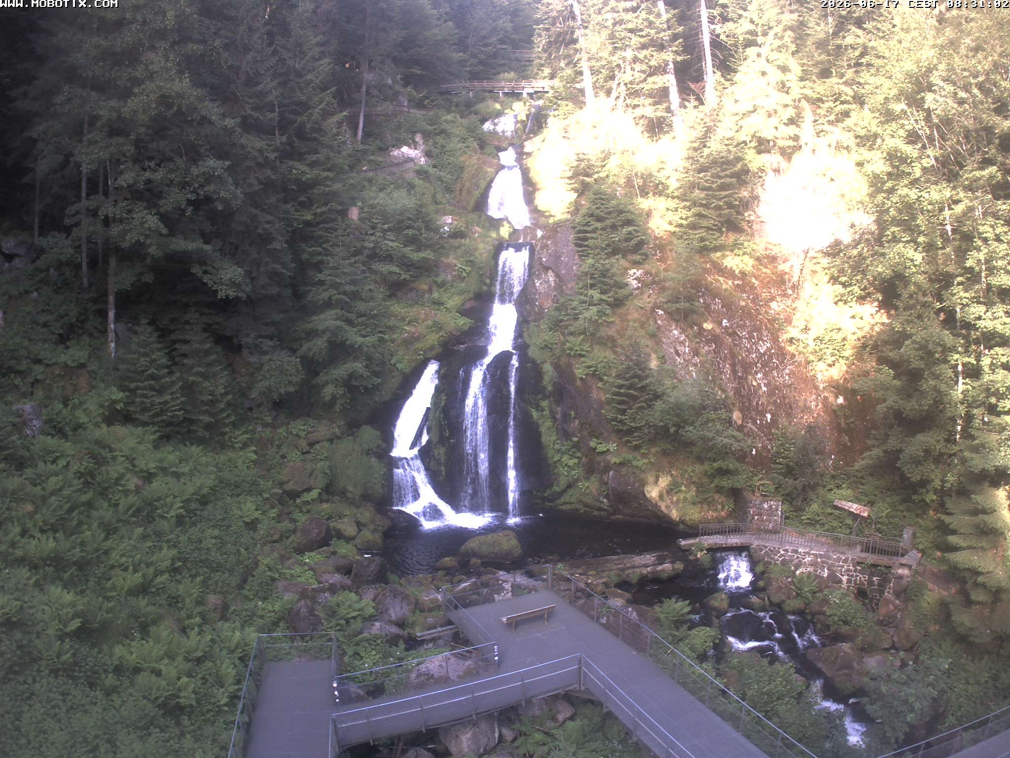 Archiv Foto Webcam Triberg Wasserfälle im Schwarzwald