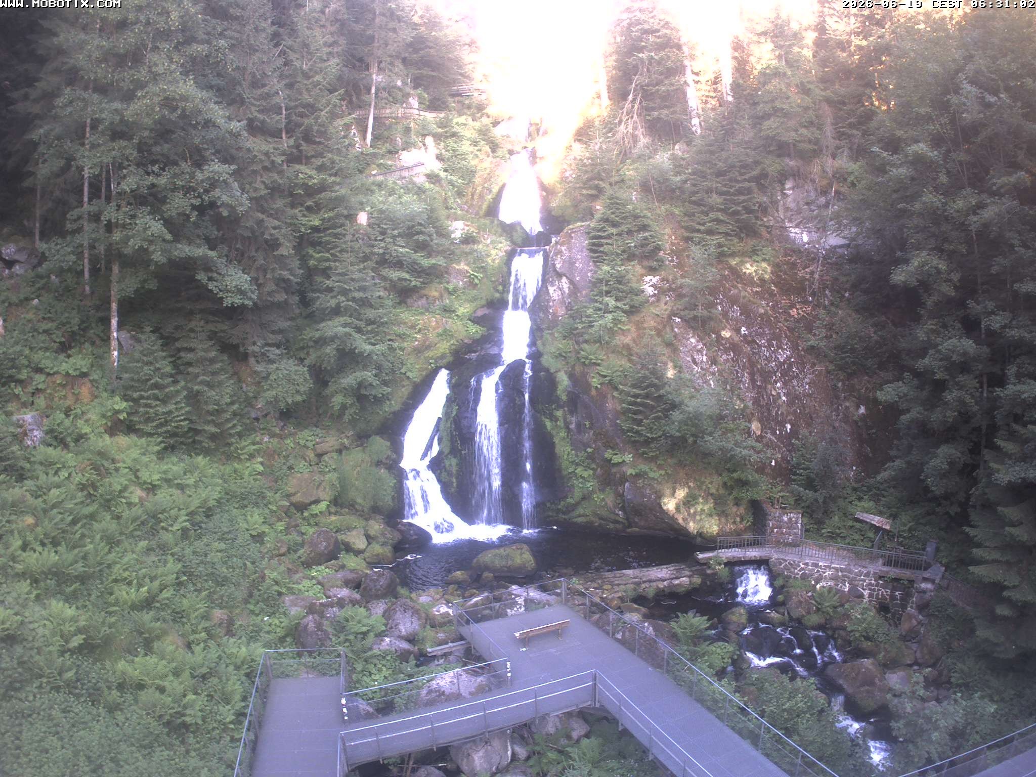 Archiv Foto Webcam Triberg Wasserfälle im Schwarzwald