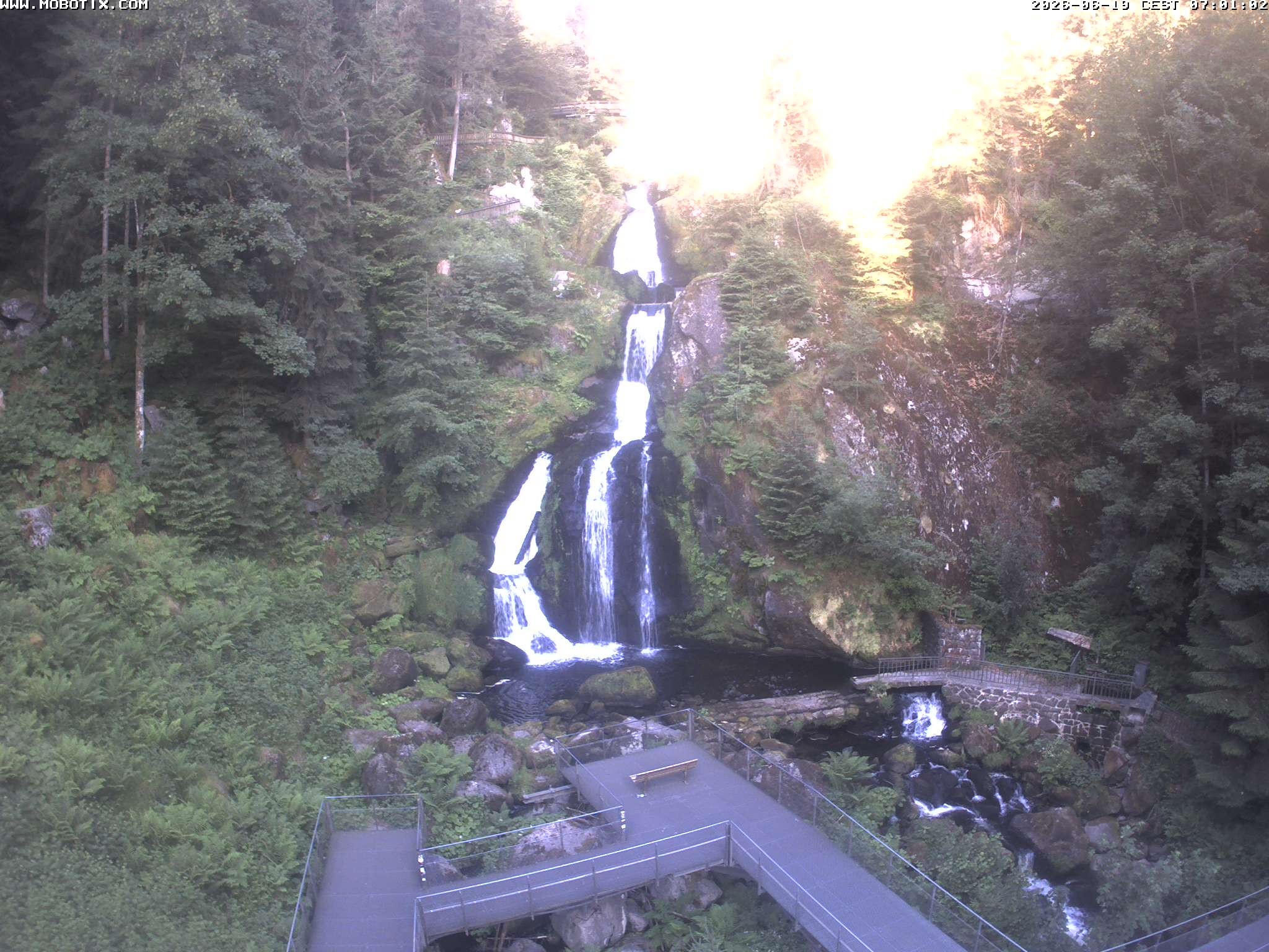 Archiv Foto Webcam Triberg Wasserfälle im Schwarzwald