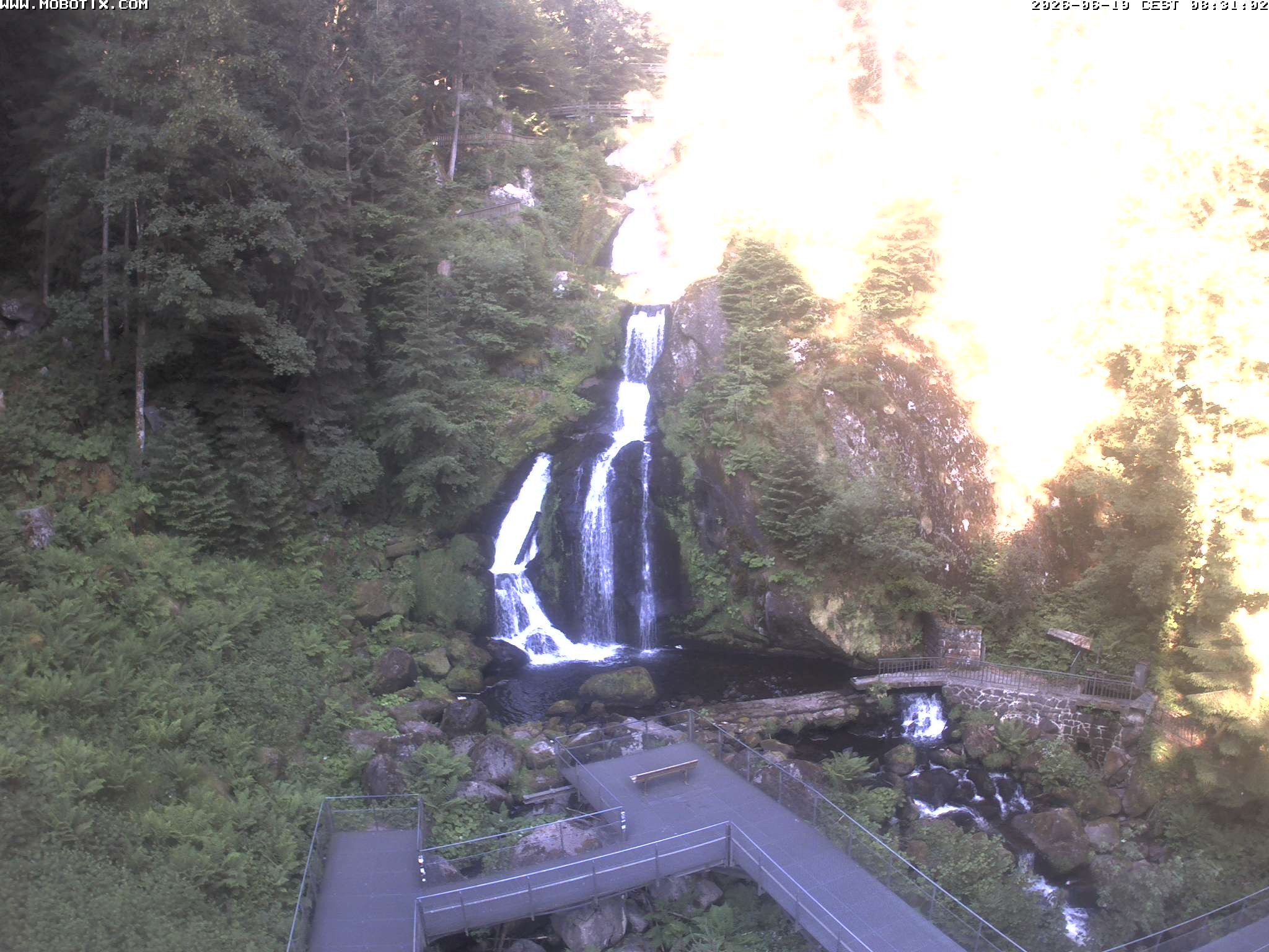 Archiv Foto Webcam Triberg Wasserfälle im Schwarzwald