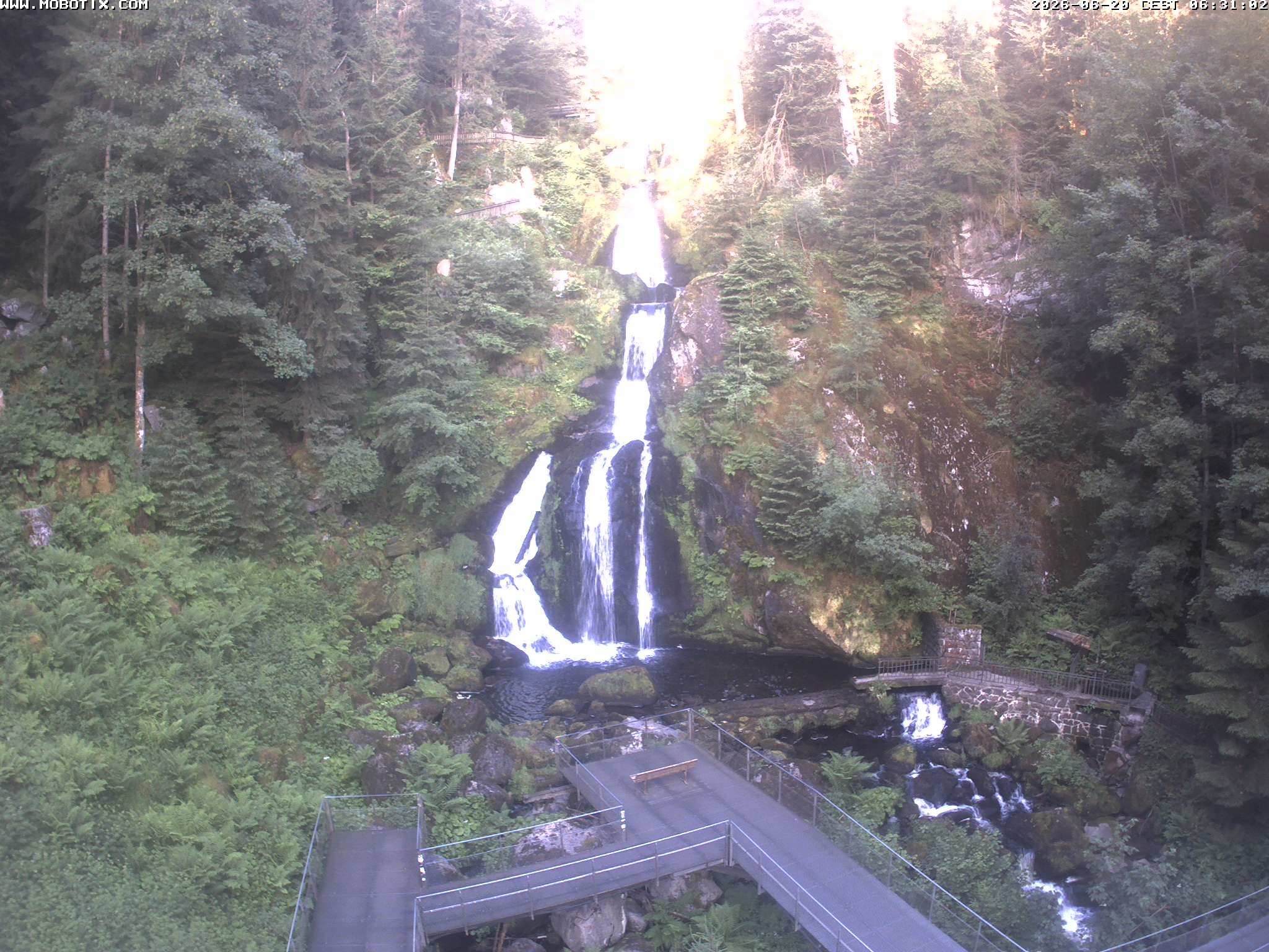 Archiv Foto Webcam Triberg Wasserfälle im Schwarzwald