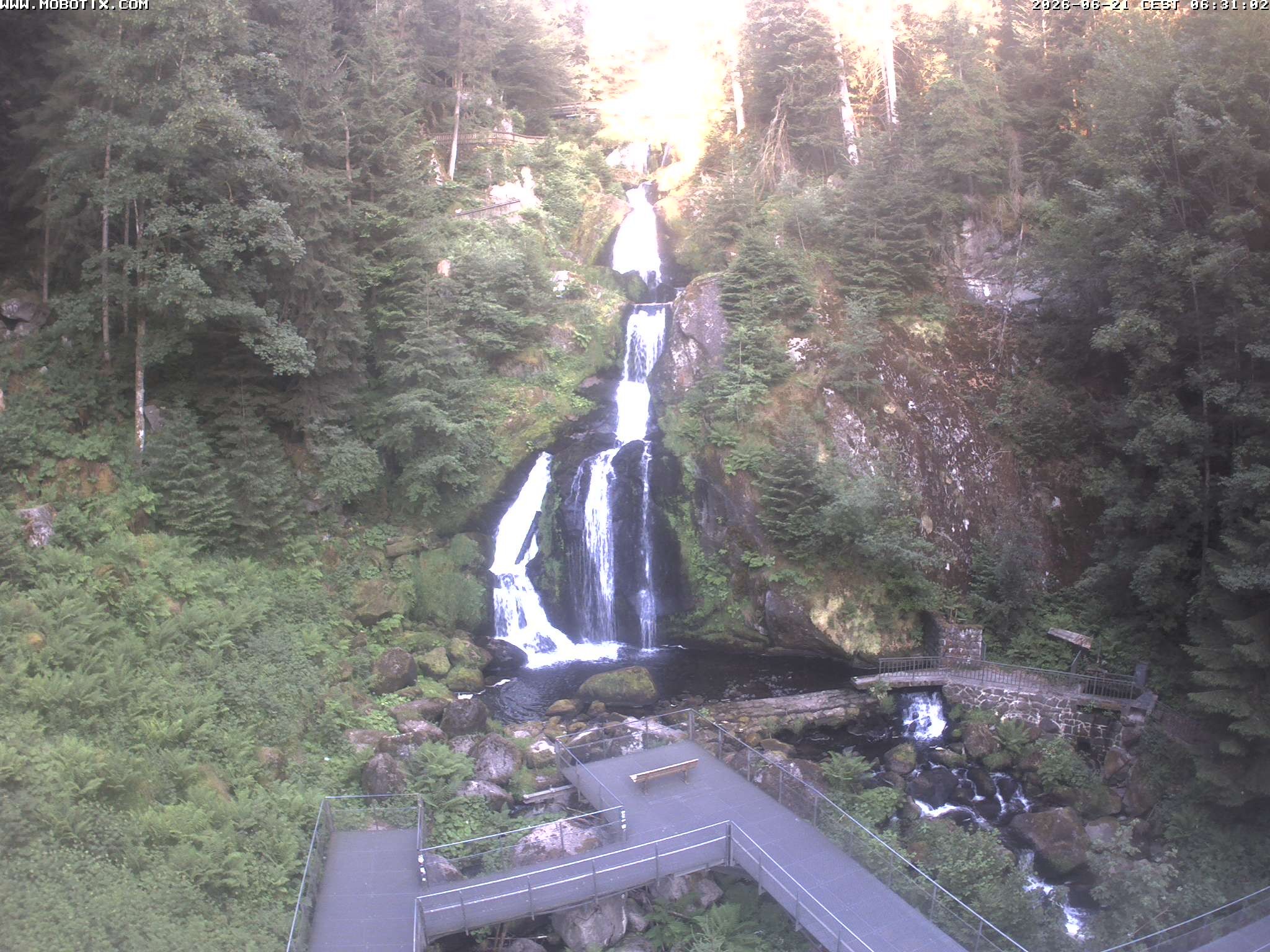Archiv Foto Webcam Triberg Wasserfälle im Schwarzwald