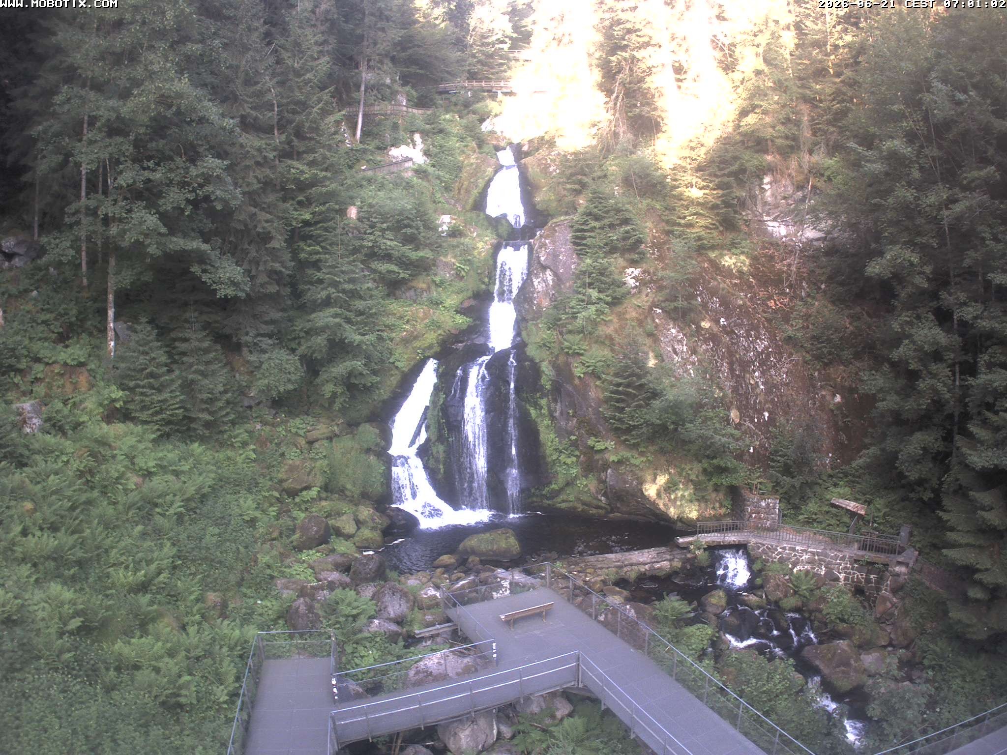 Archiv Foto Webcam Triberg Wasserfälle im Schwarzwald