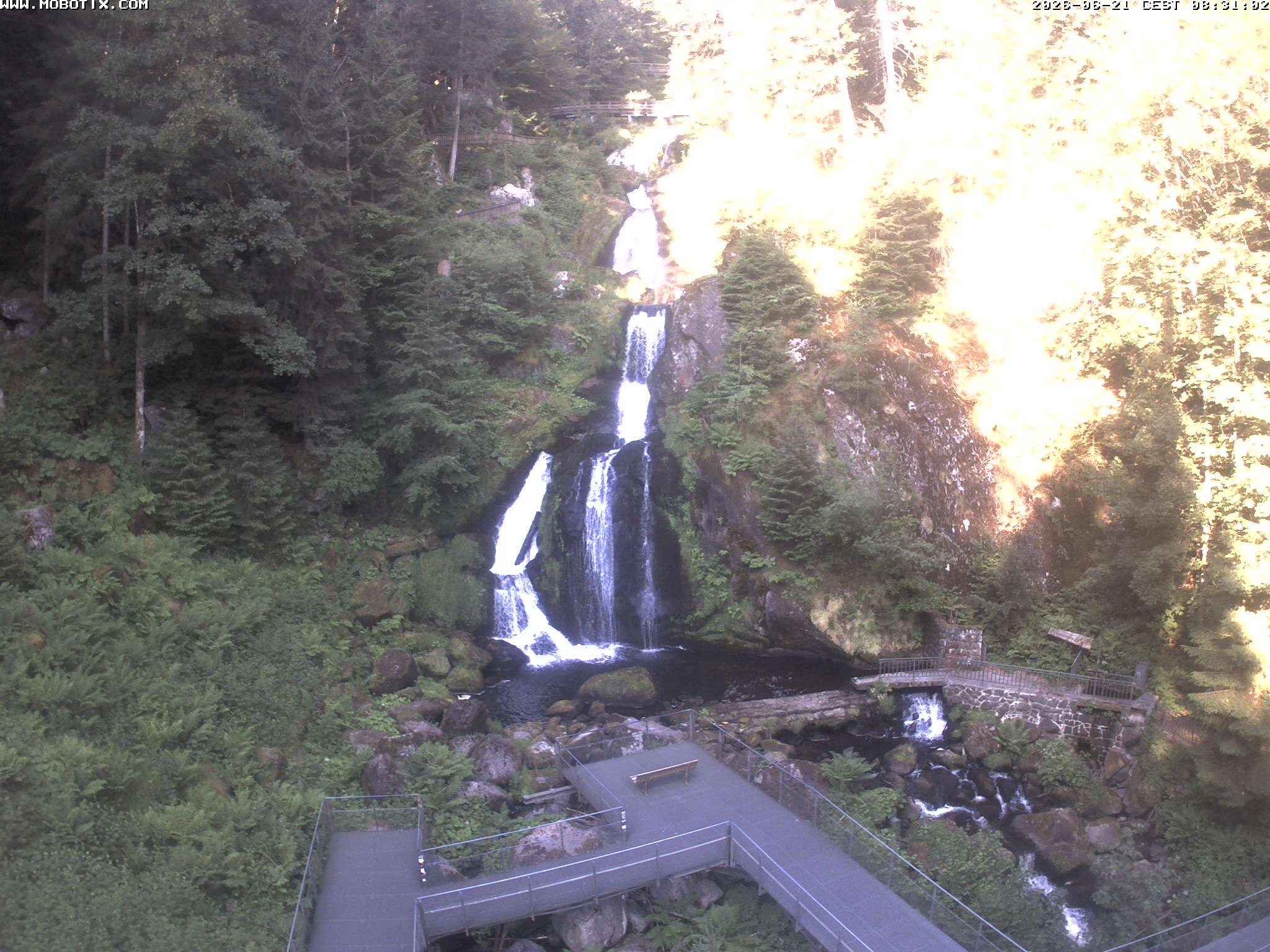 Archiv Foto Webcam Triberg Wasserfälle im Schwarzwald