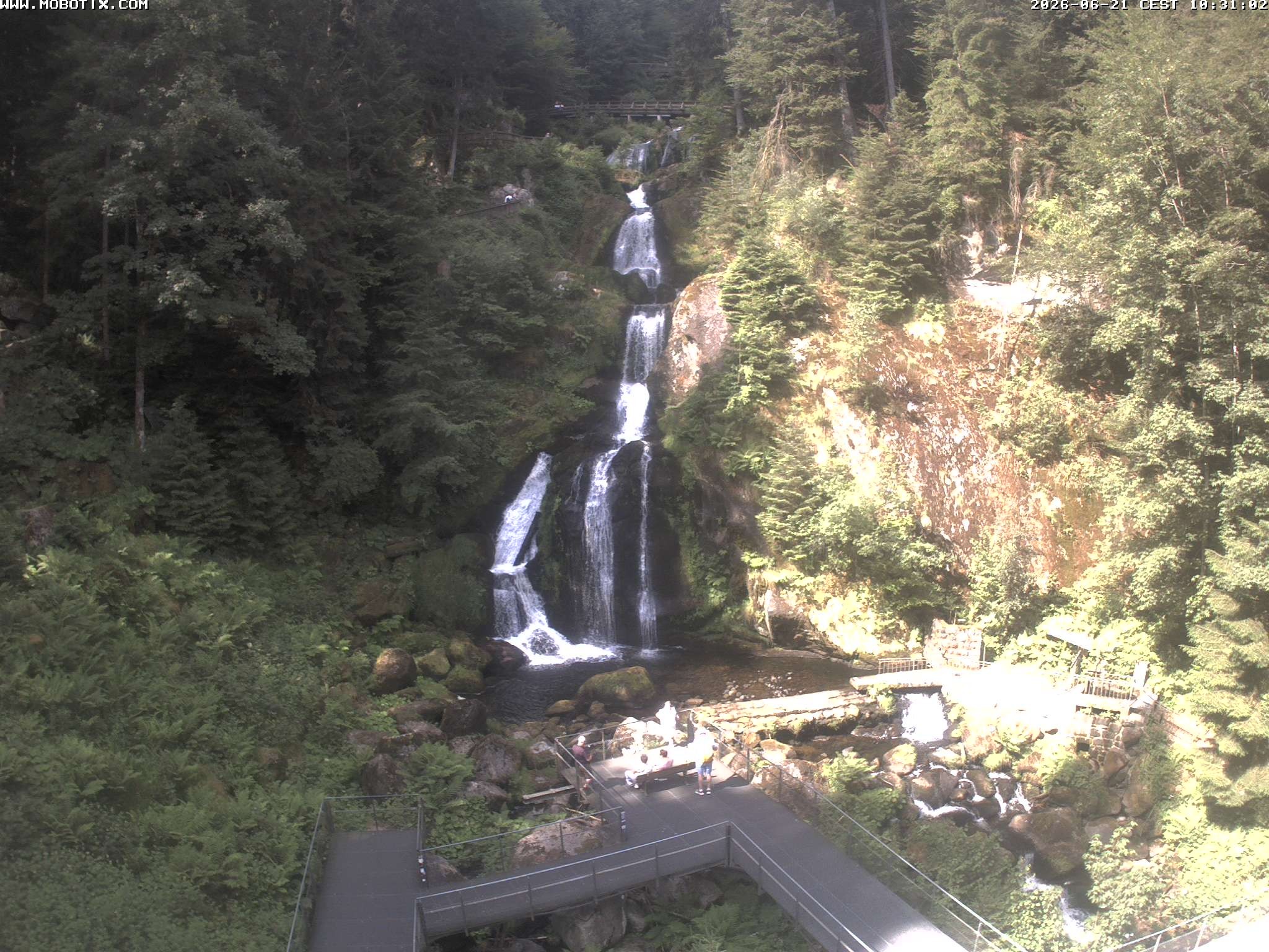 Archiv Foto Webcam Triberg Wasserfälle im Schwarzwald