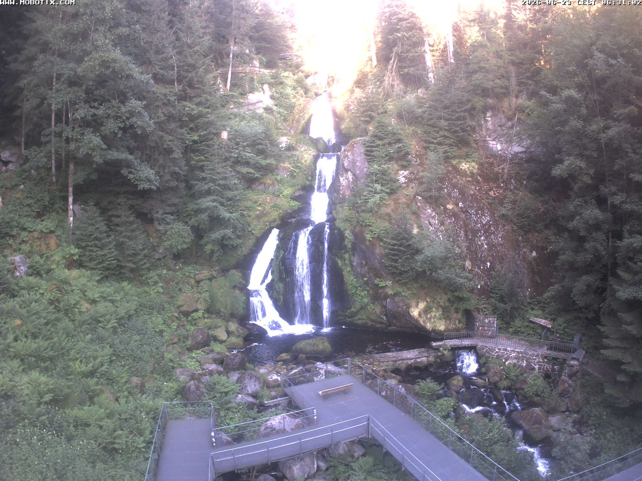 Archiv Foto Webcam Triberg Wasserfälle im Schwarzwald