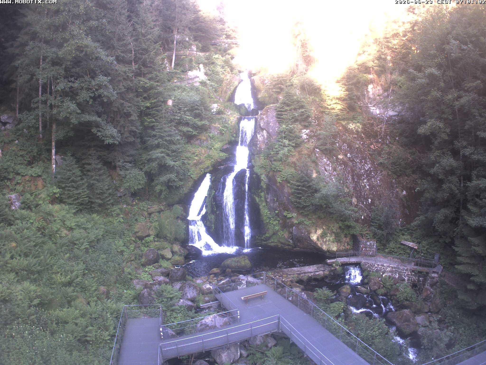 Archiv Foto Webcam Triberg Wasserfälle im Schwarzwald