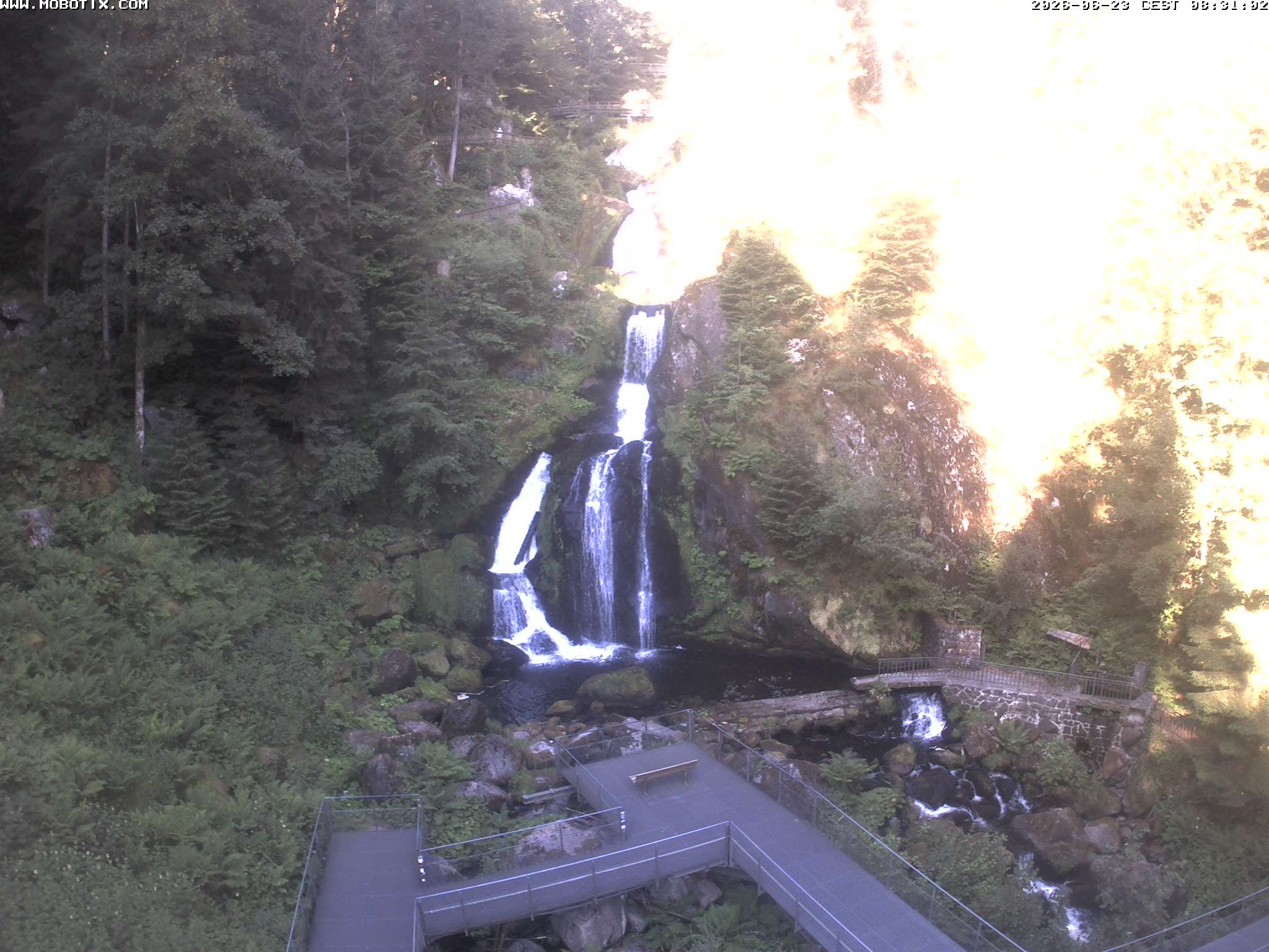 Archiv Foto Webcam Triberg Wasserfälle im Schwarzwald