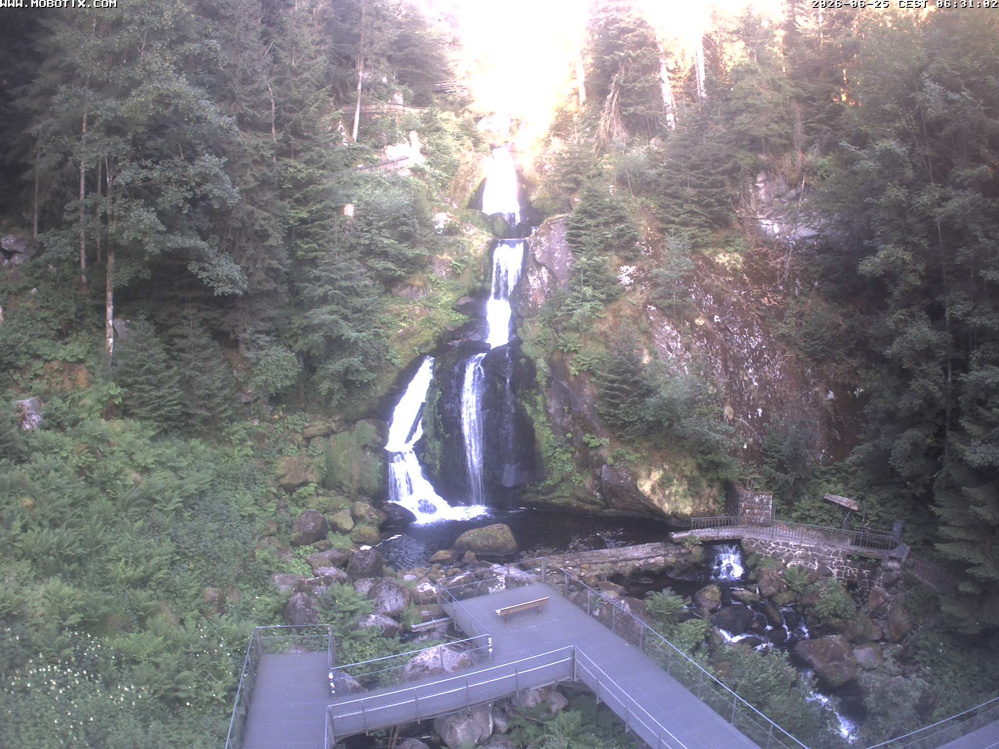 Archiv Foto Webcam Triberg Wasserfälle im Schwarzwald