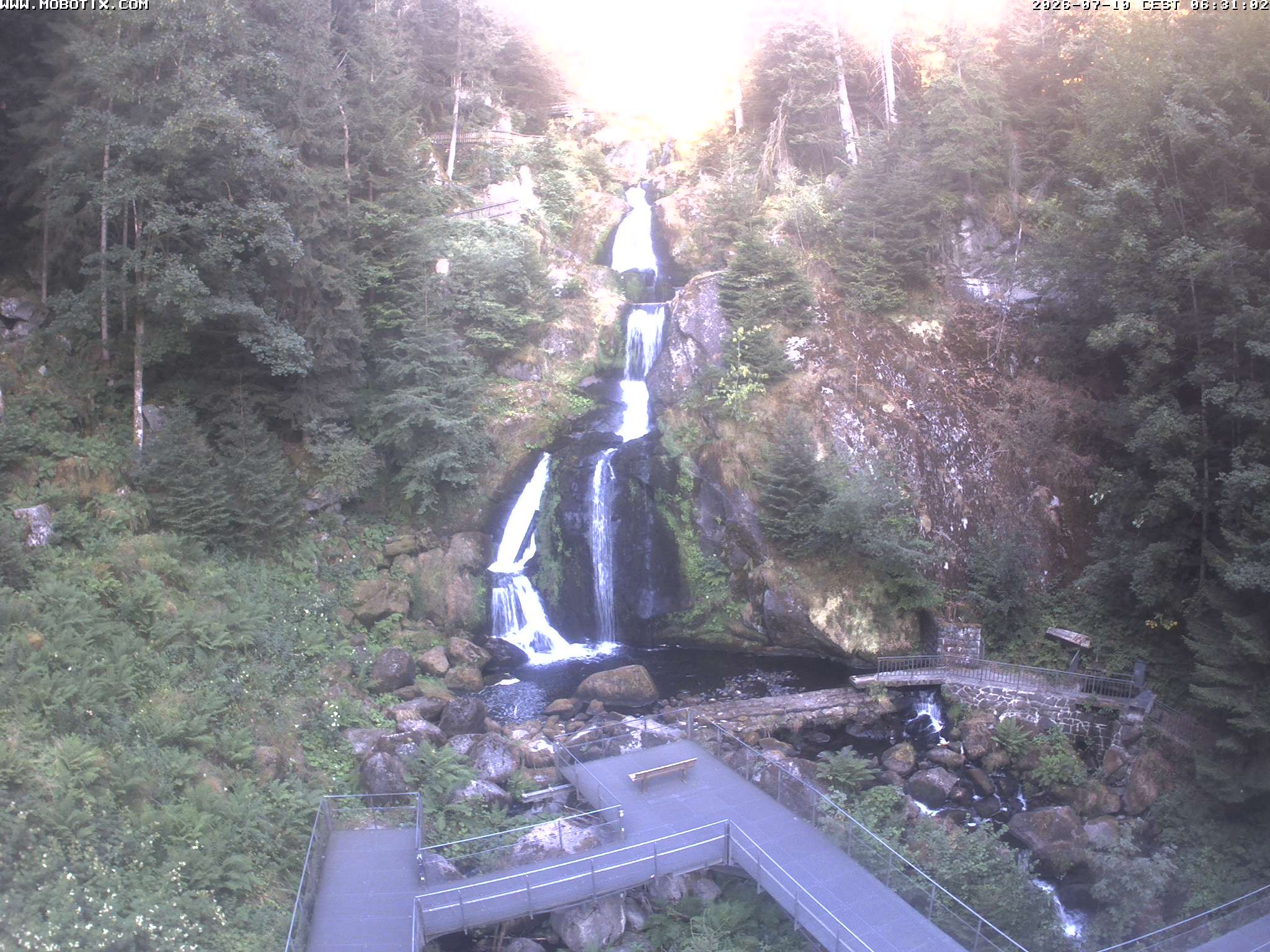 Archiv Foto Webcam Triberg Wasserfälle im Schwarzwald