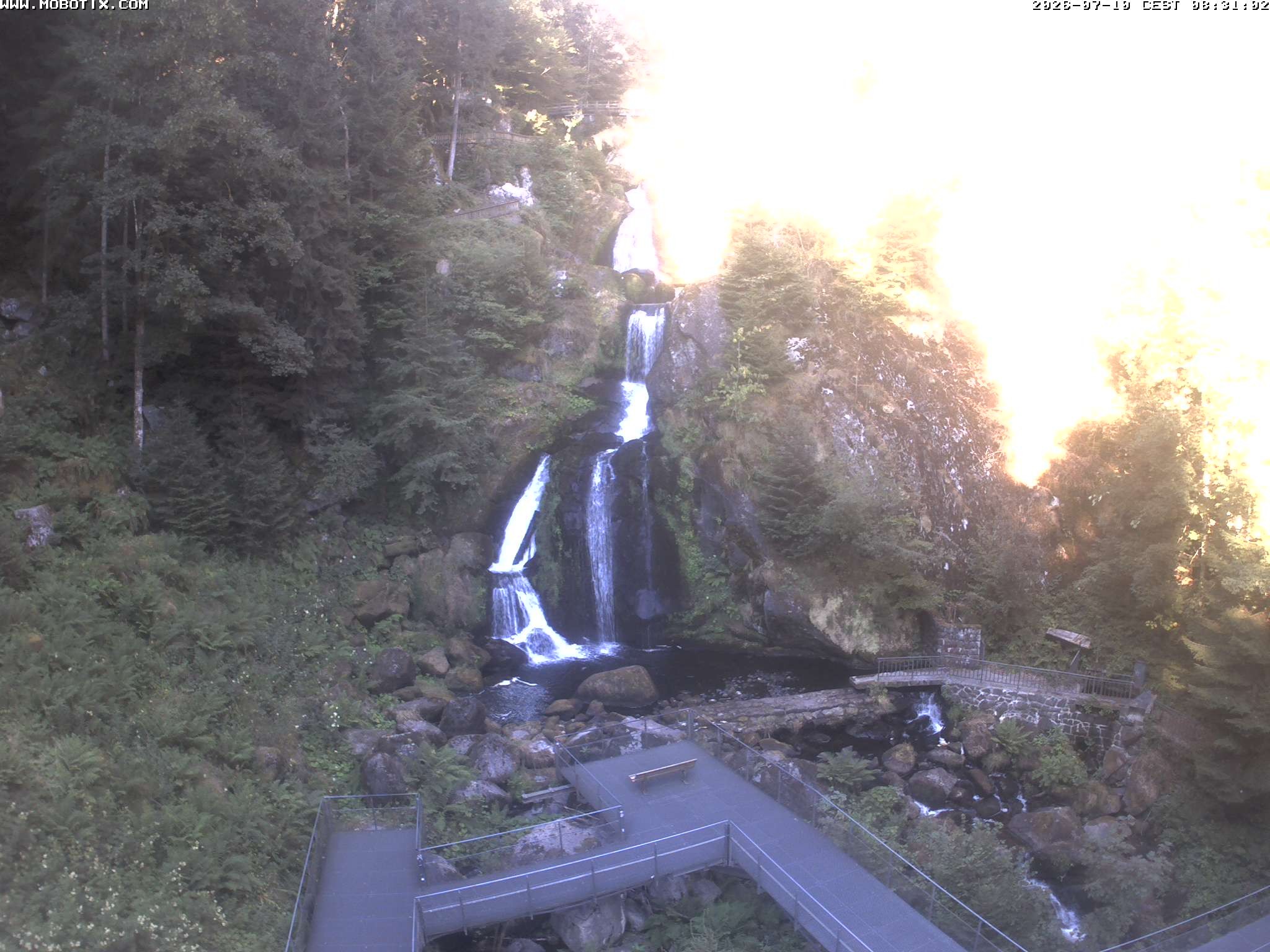 Archiv Foto Webcam Triberg Wasserfälle im Schwarzwald