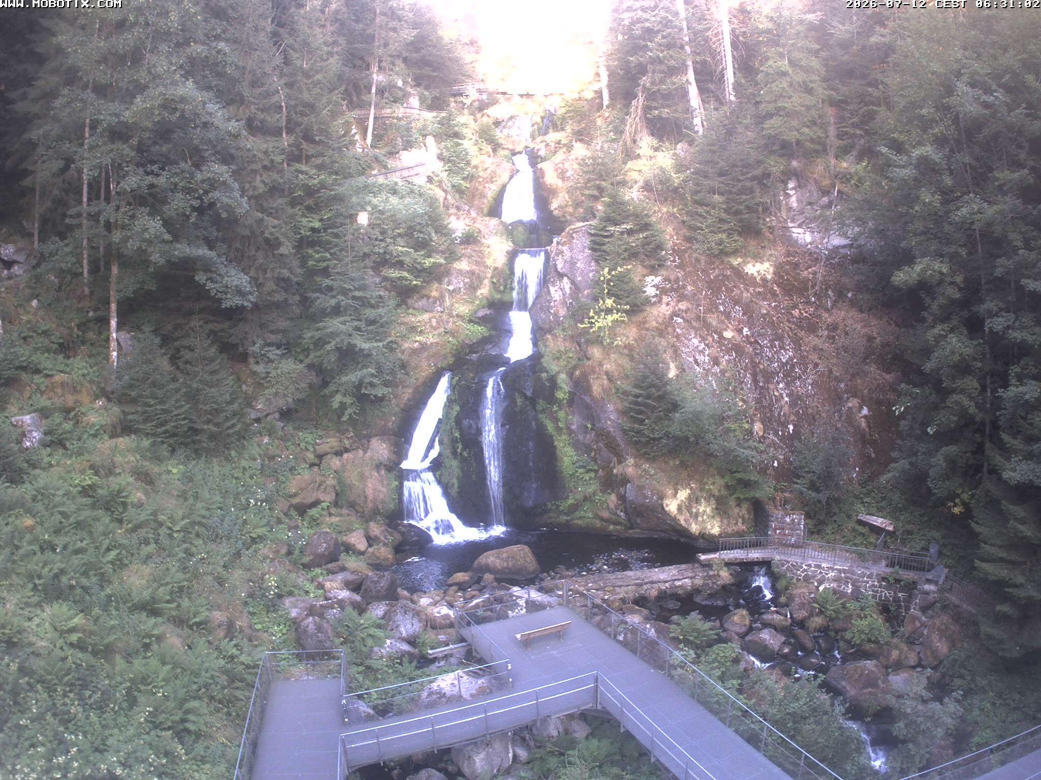 Archiv Foto Webcam Triberg Wasserfälle im Schwarzwald