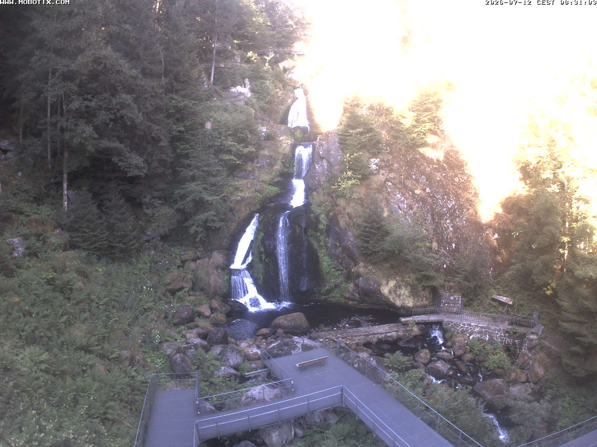 Archiv Foto Webcam Triberg Wasserfälle im Schwarzwald
