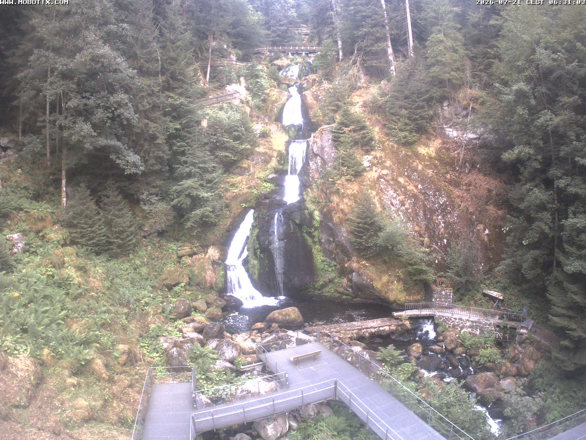 Archiv Foto Webcam Triberg Wasserfälle im Schwarzwald
