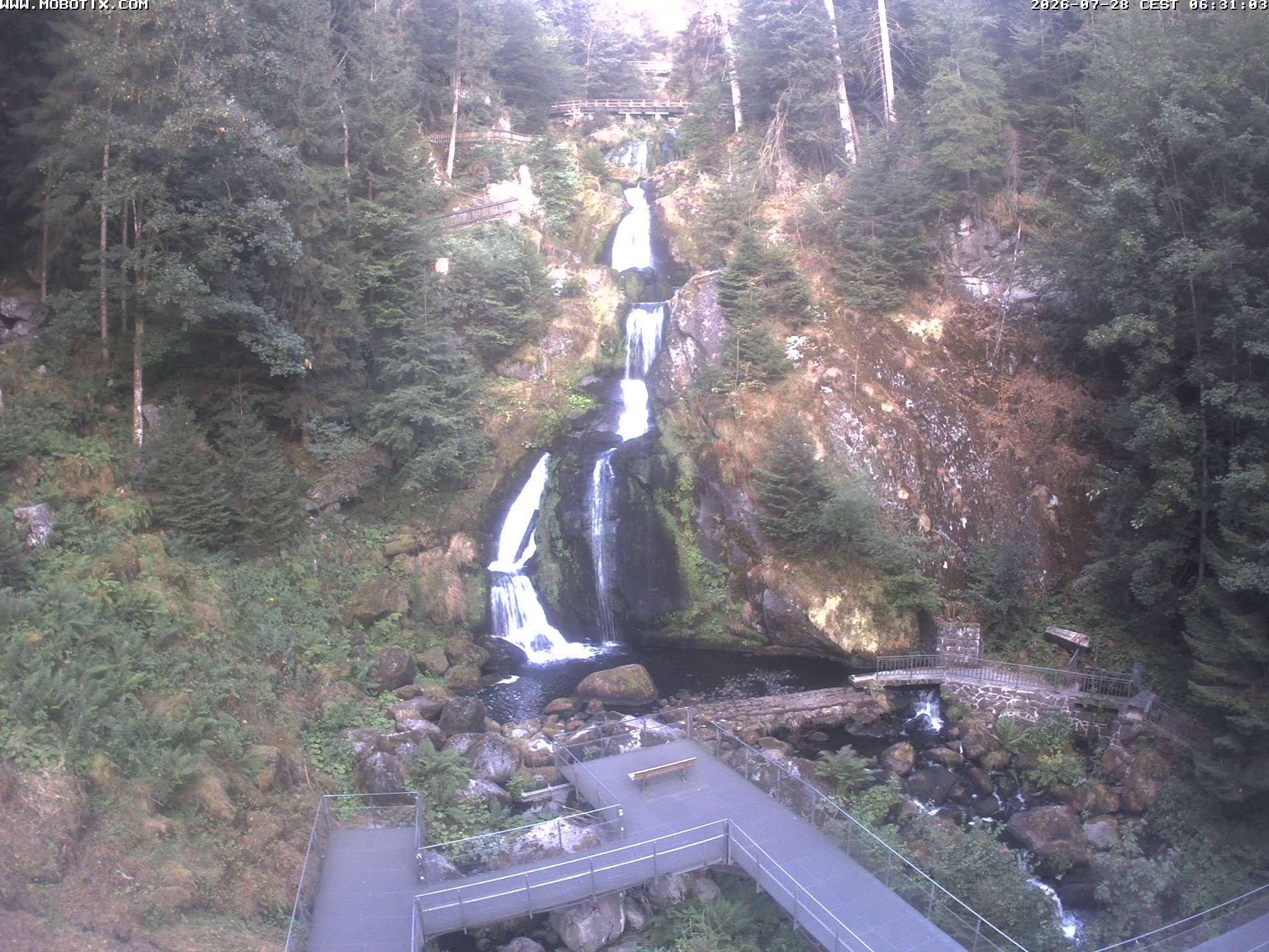 Archiv Foto Webcam Triberg Wasserfälle im Schwarzwald