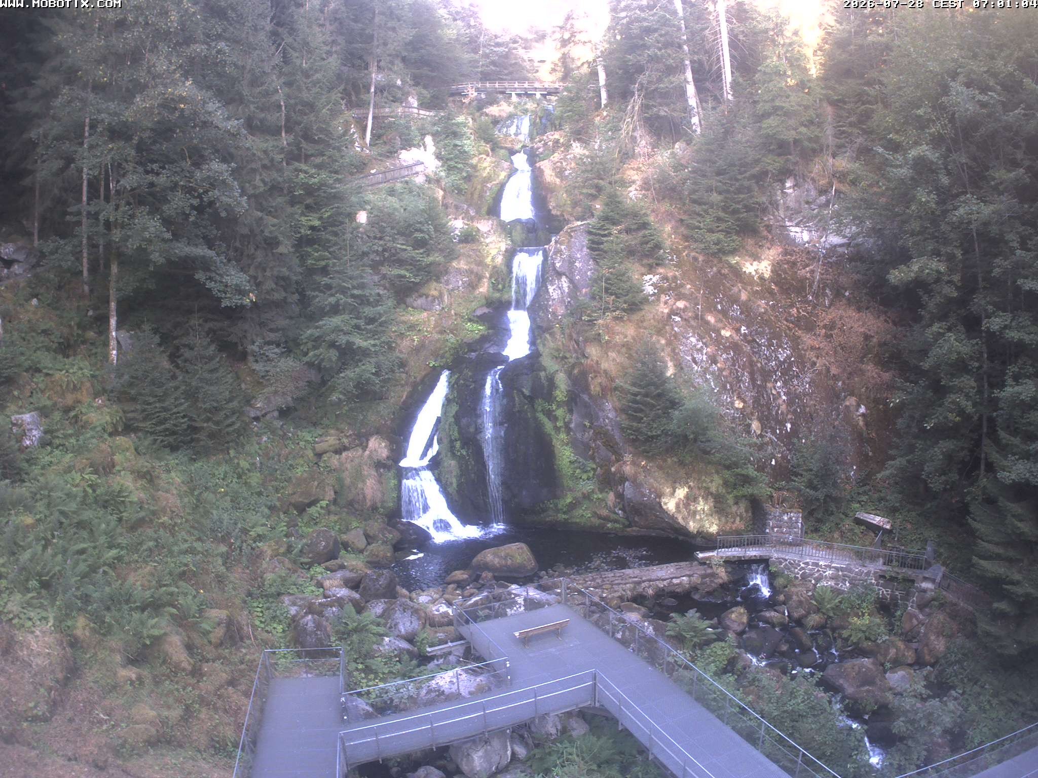 Archiv Foto Webcam Triberg Wasserfälle im Schwarzwald