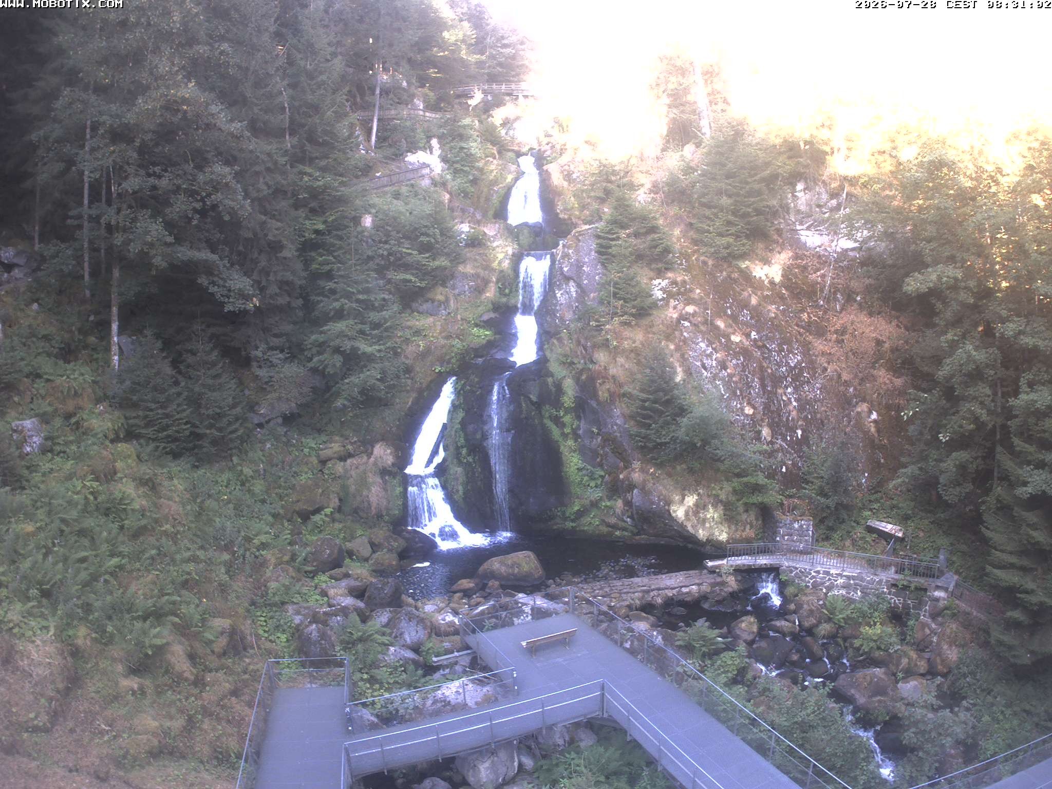 Archiv Foto Webcam Triberg Wasserfälle im Schwarzwald