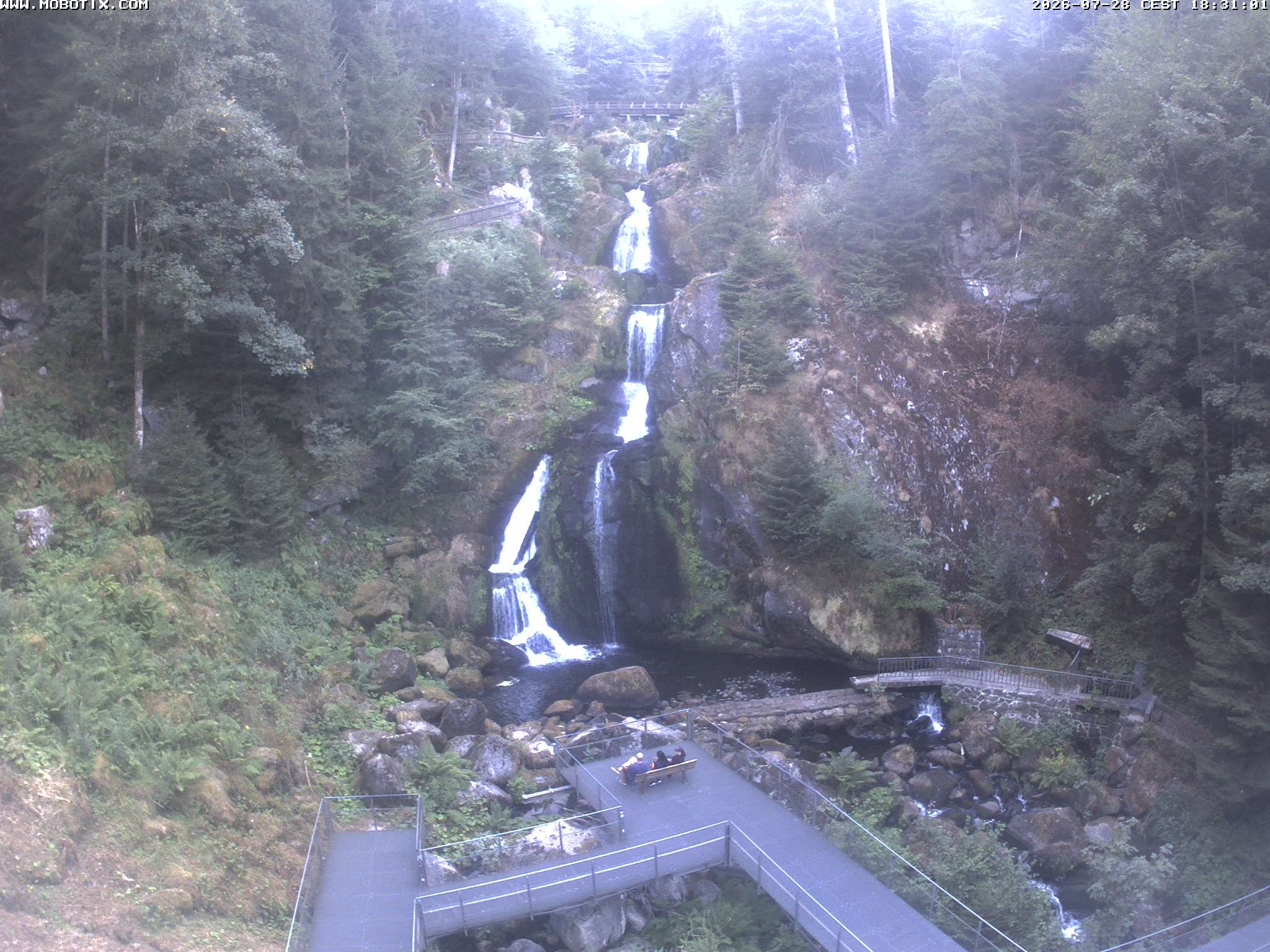Archiv Foto Webcam Triberg Wasserfälle im Schwarzwald