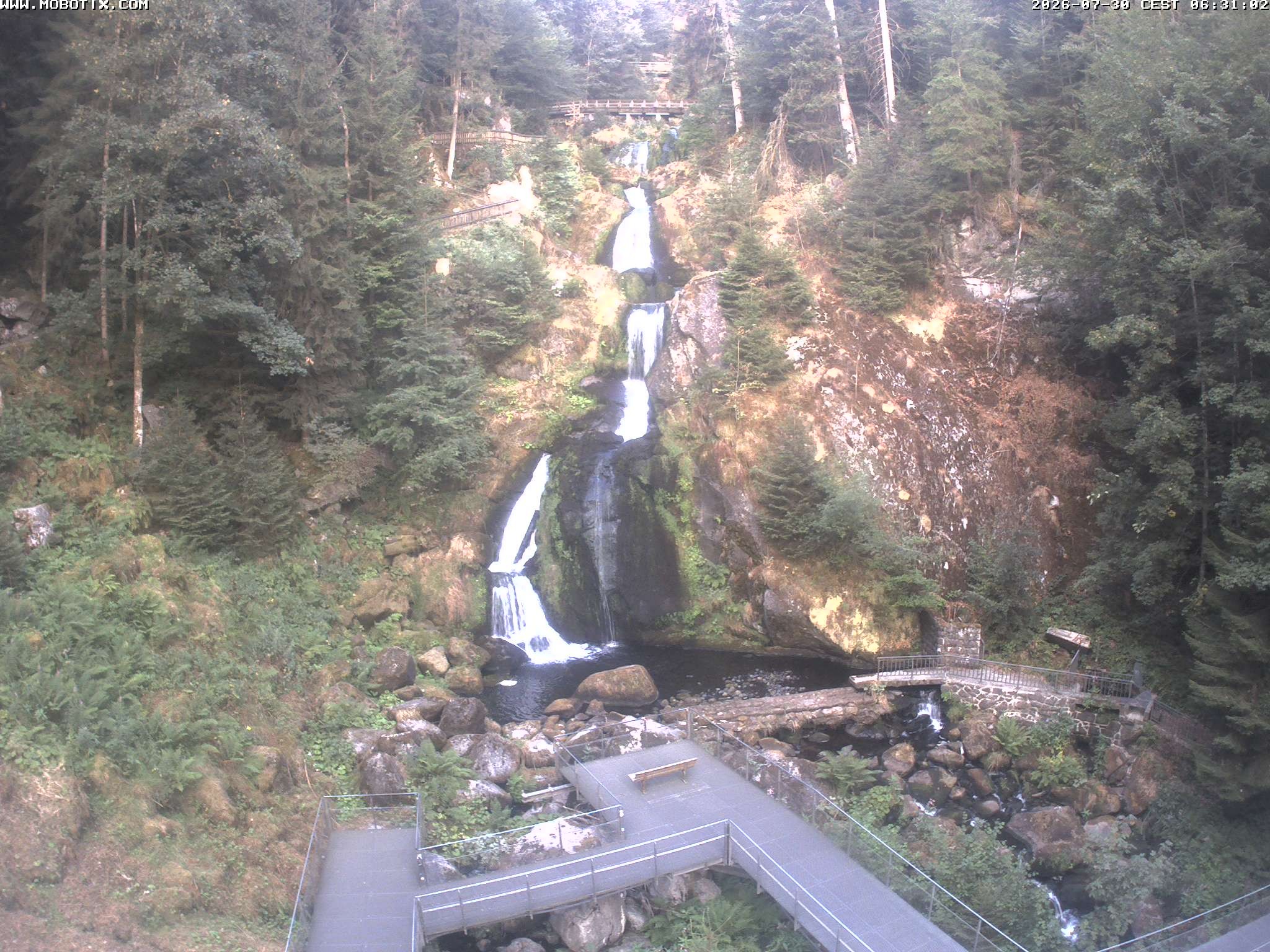 Archiv Foto Webcam Triberg Wasserfälle im Schwarzwald
