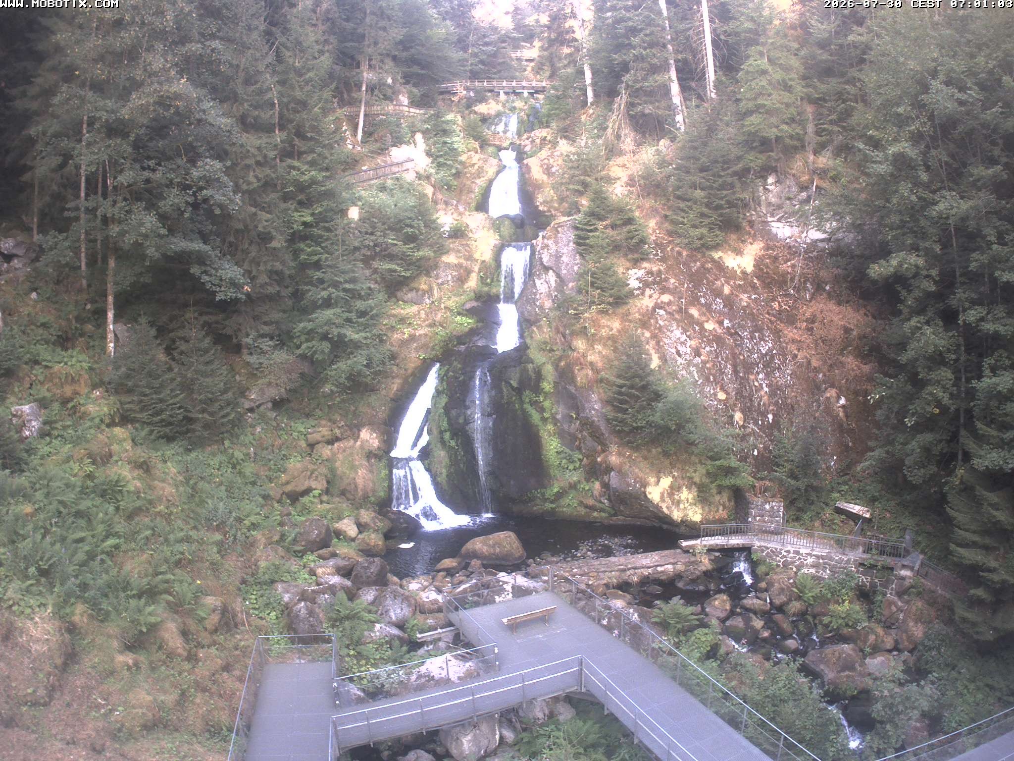 Archiv Foto Webcam Triberg Wasserfälle im Schwarzwald