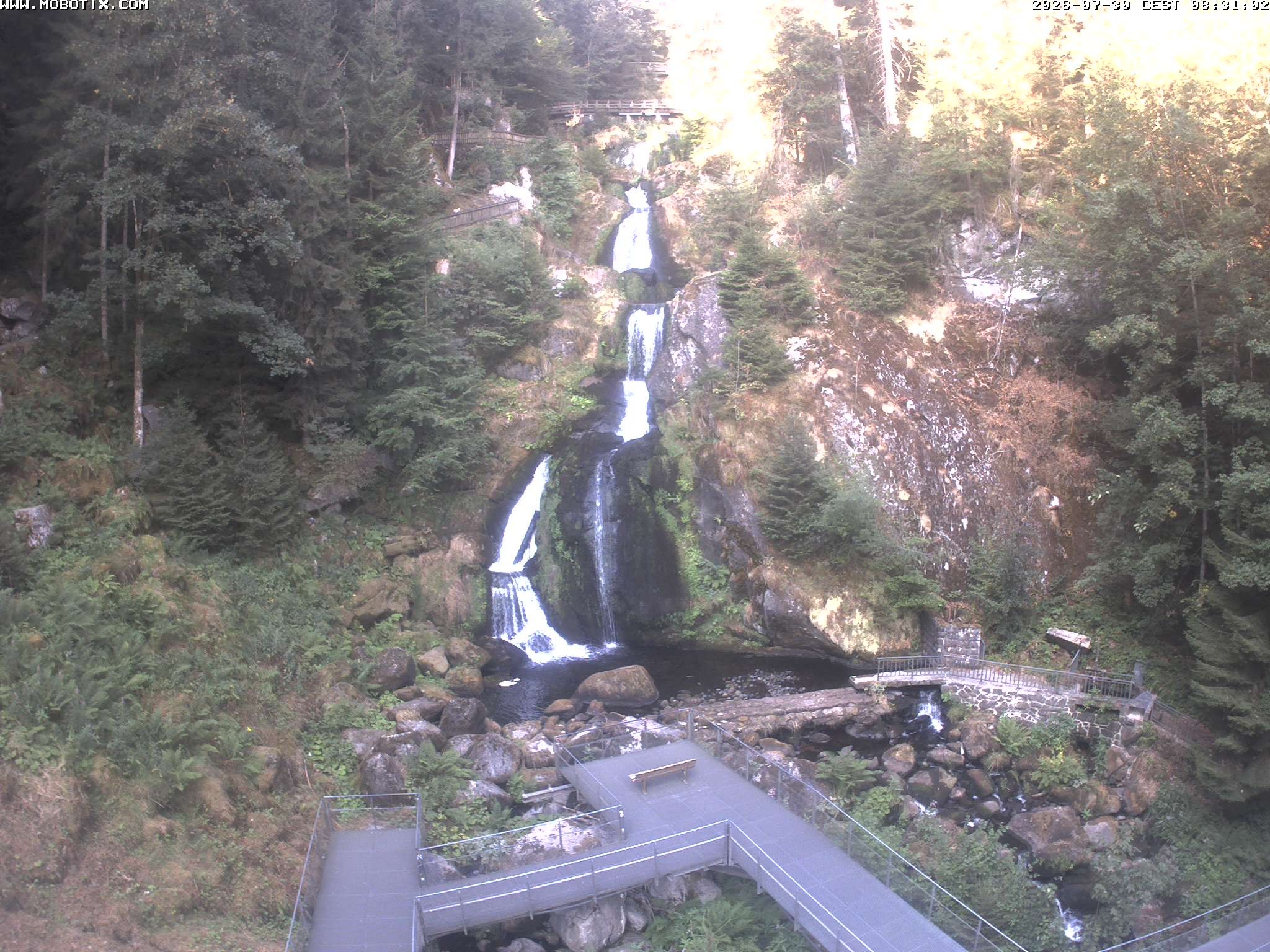 Archiv Foto Webcam Triberg Wasserfälle im Schwarzwald