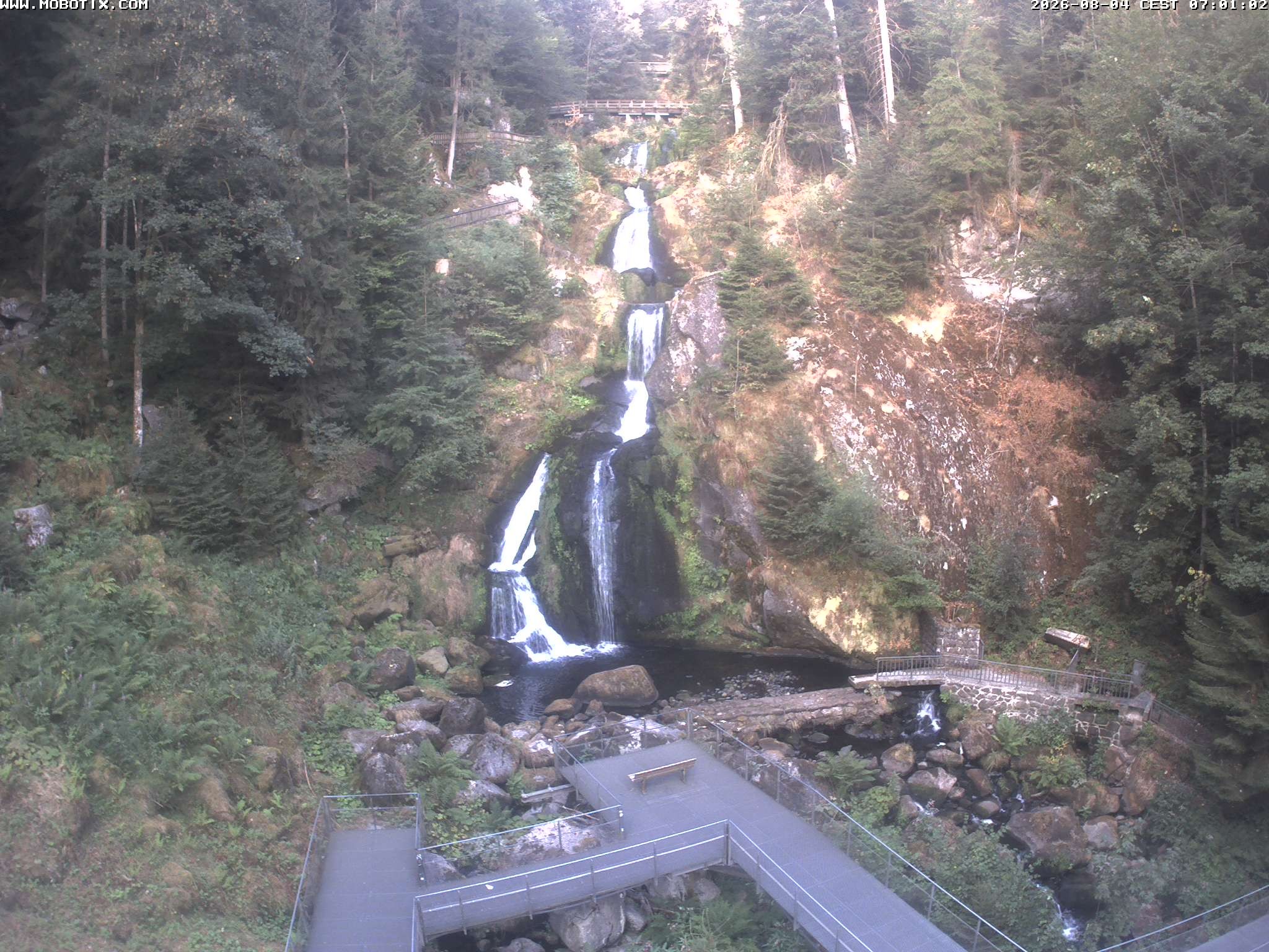Archived image Webcam Triberg (Black Forest): Waterfalls