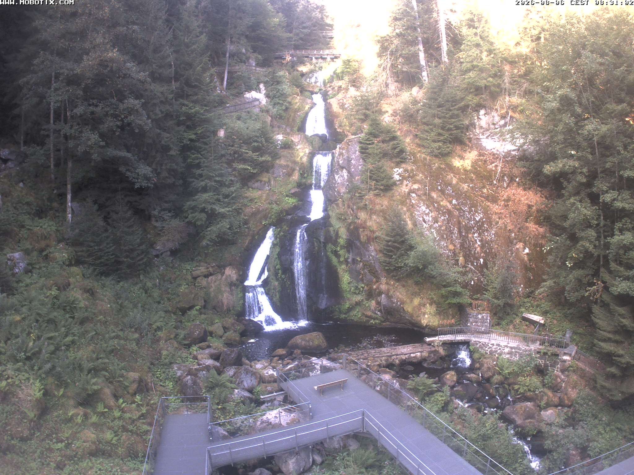 Archiv Foto Webcam Triberg Wasserfälle im Schwarzwald