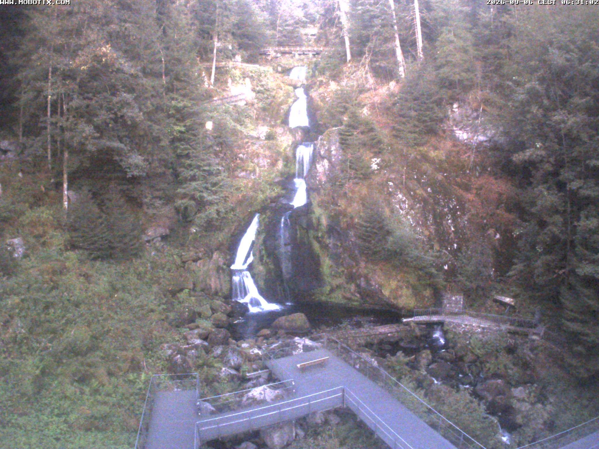 Archiv Foto Webcam Triberg Wasserfälle im Schwarzwald