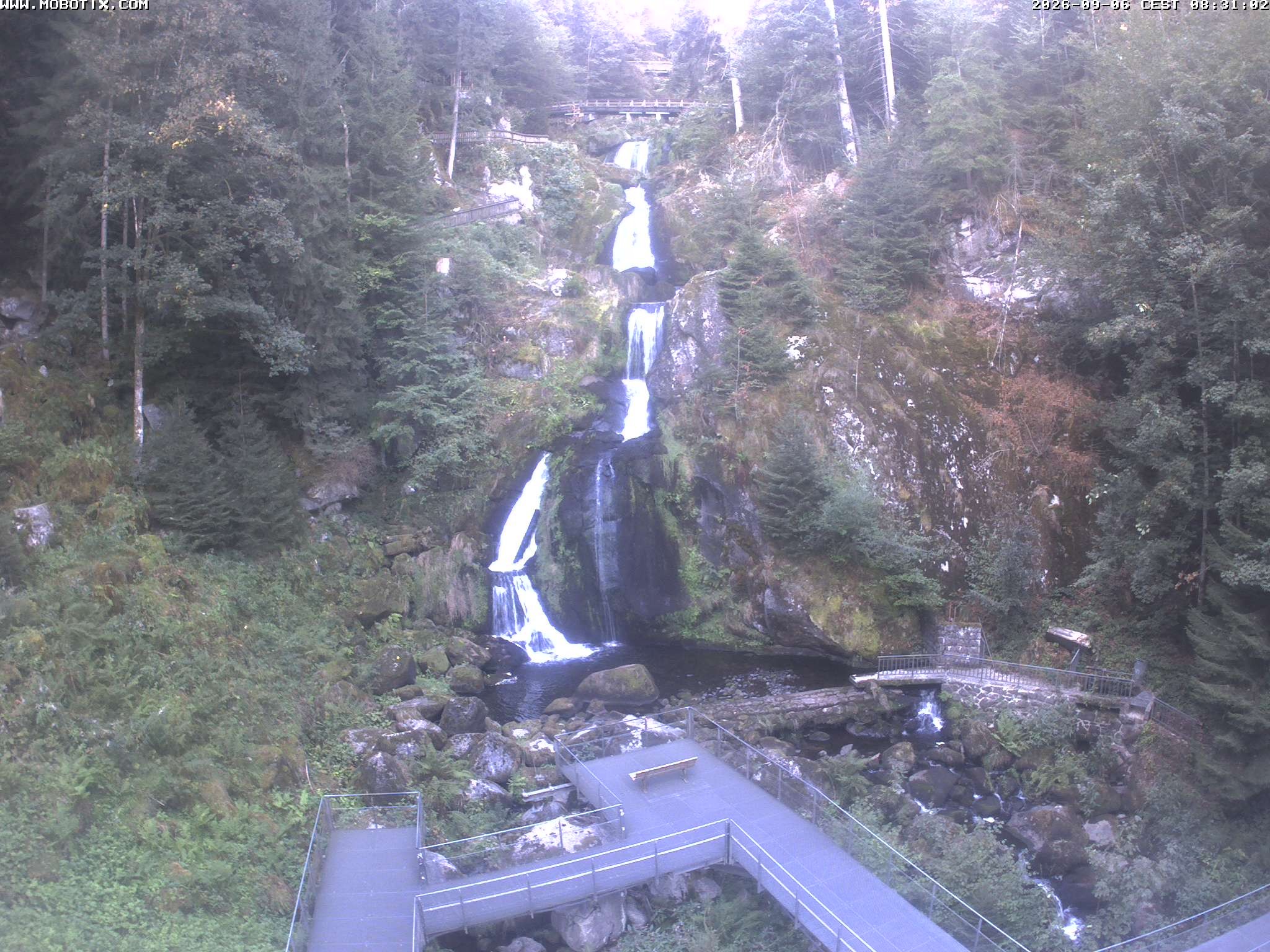 Archiv Foto Webcam Triberg Wasserfälle im Schwarzwald