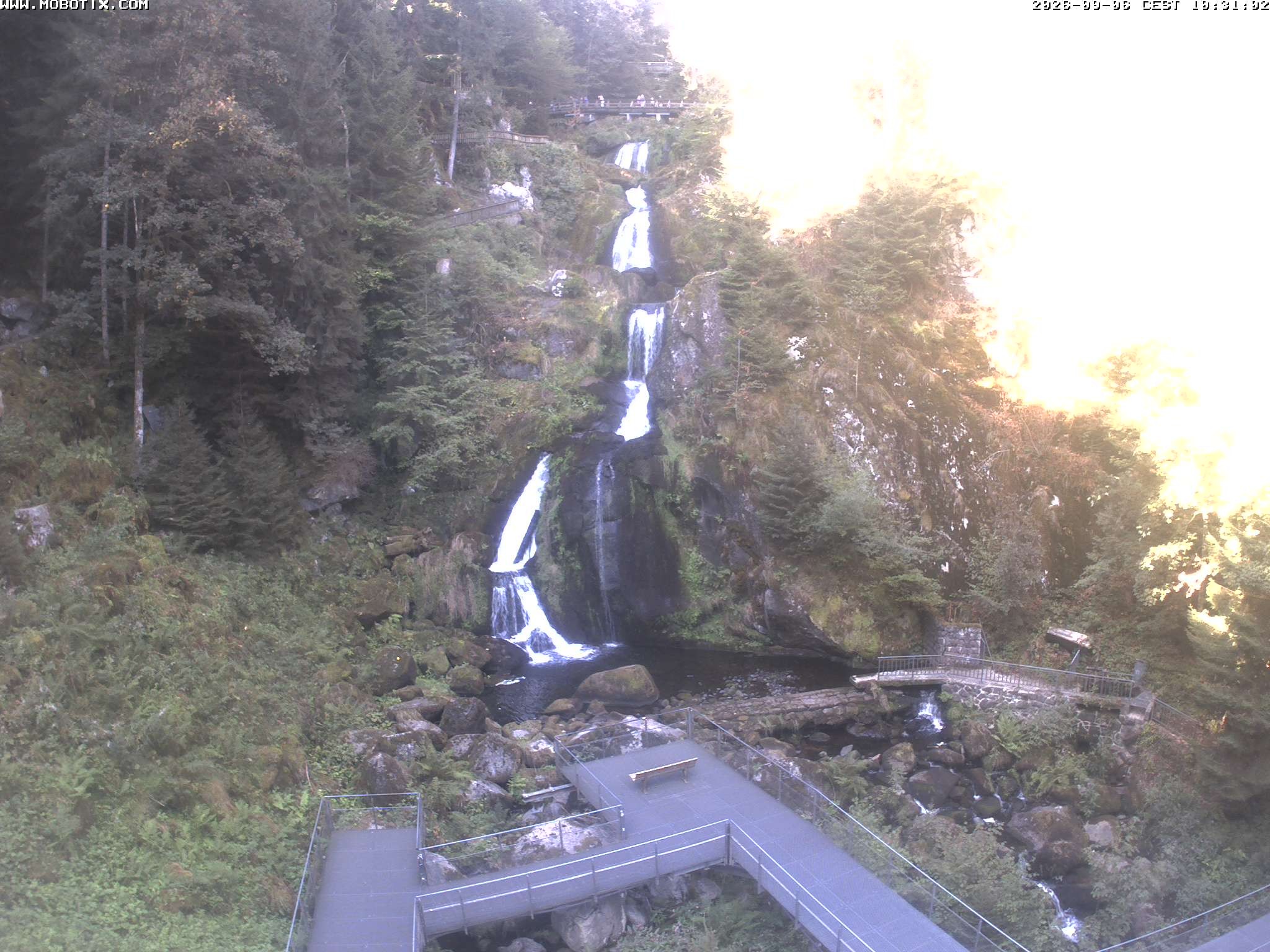 Archiv Foto Webcam Triberg Wasserfälle im Schwarzwald