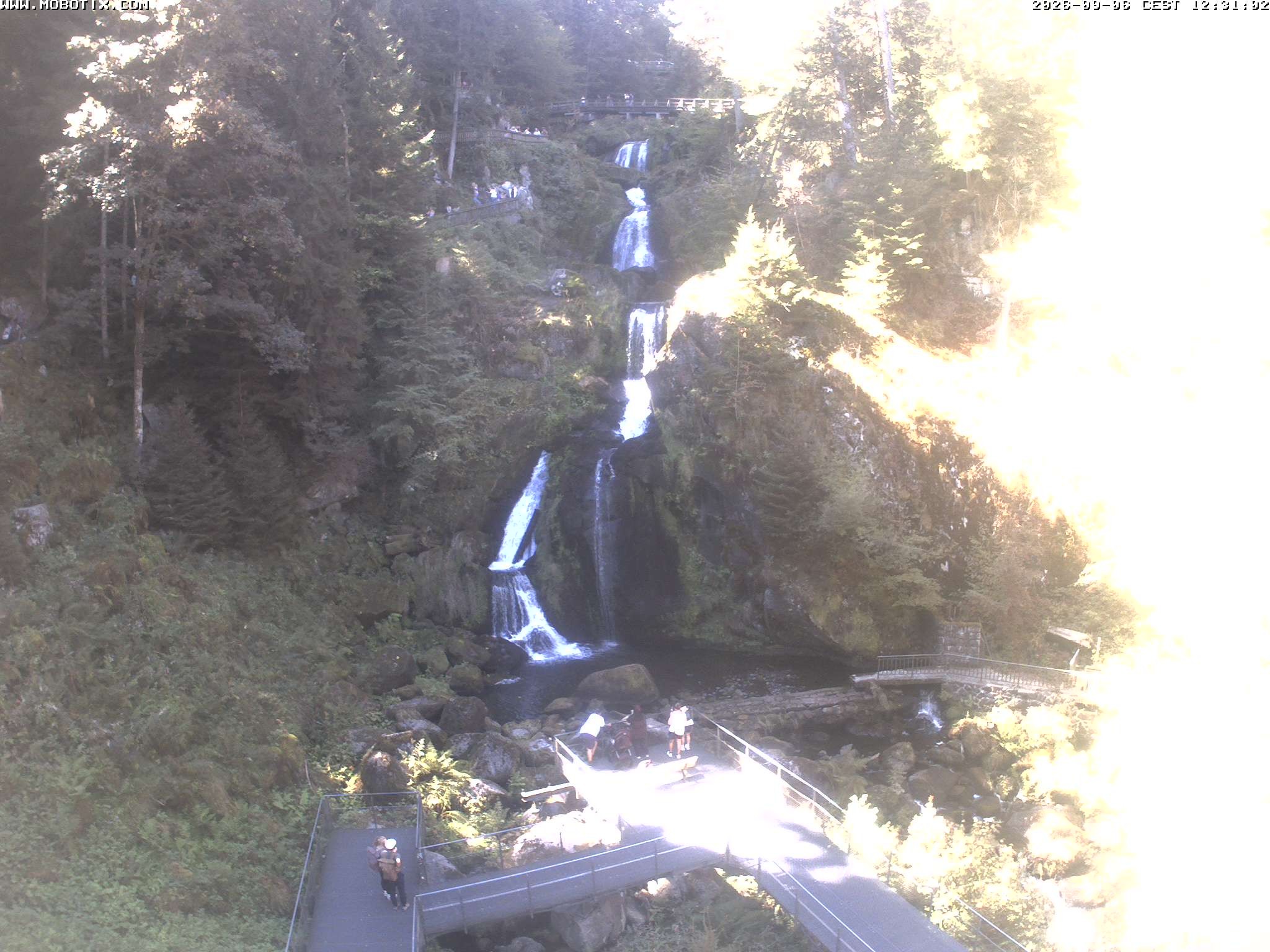 Archiv Foto Webcam Triberg Wasserfälle im Schwarzwald