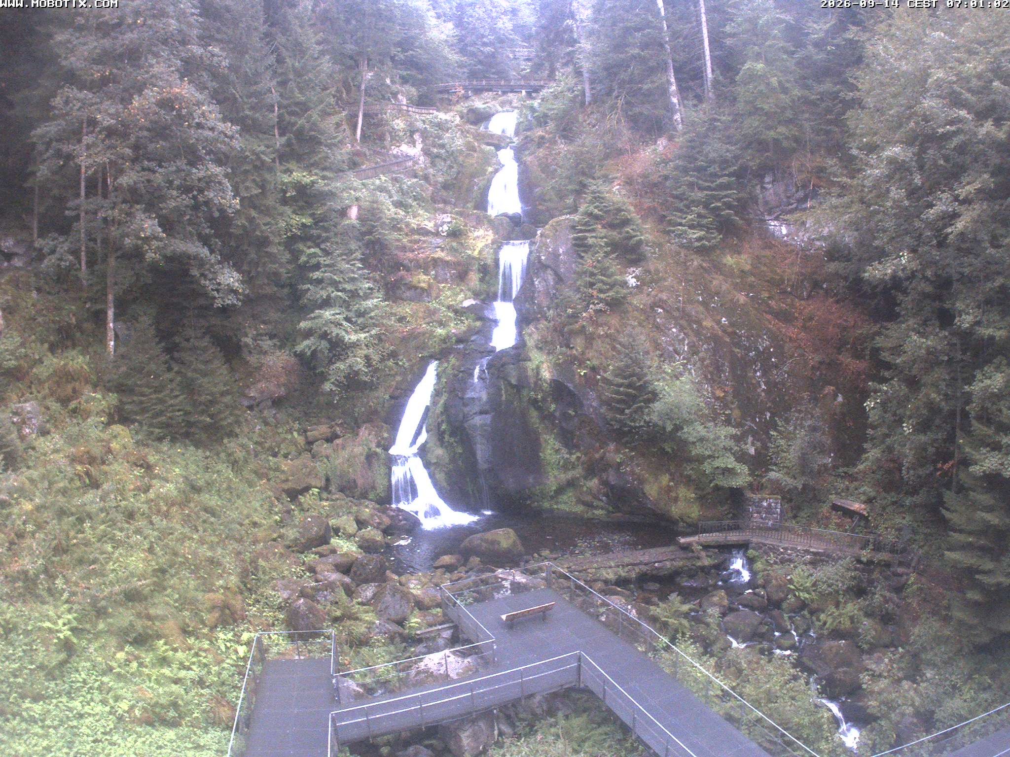 Archiv Foto Webcam Triberg Wasserfälle im Schwarzwald