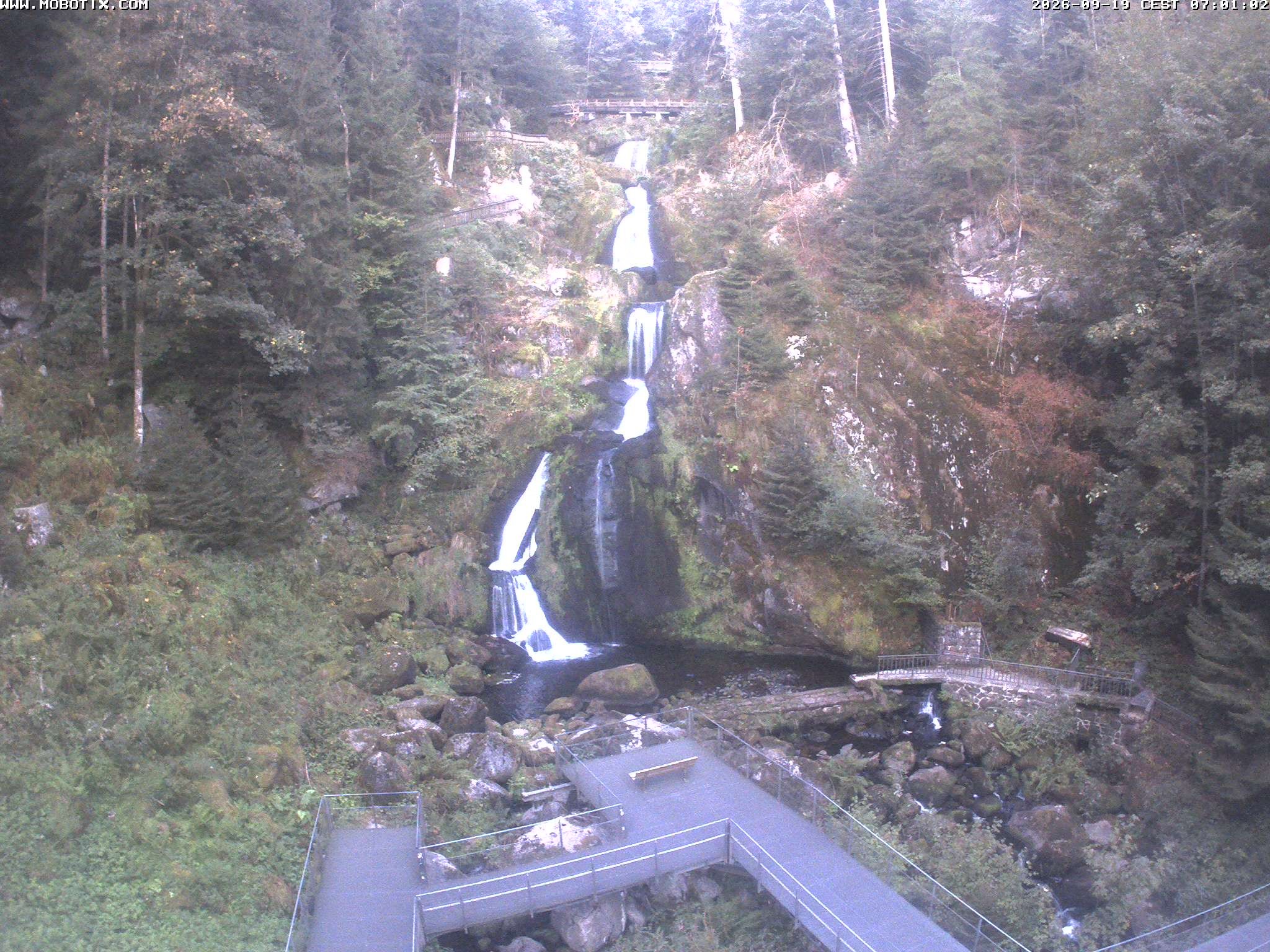Archiv Foto Webcam Triberg Wasserfälle im Schwarzwald