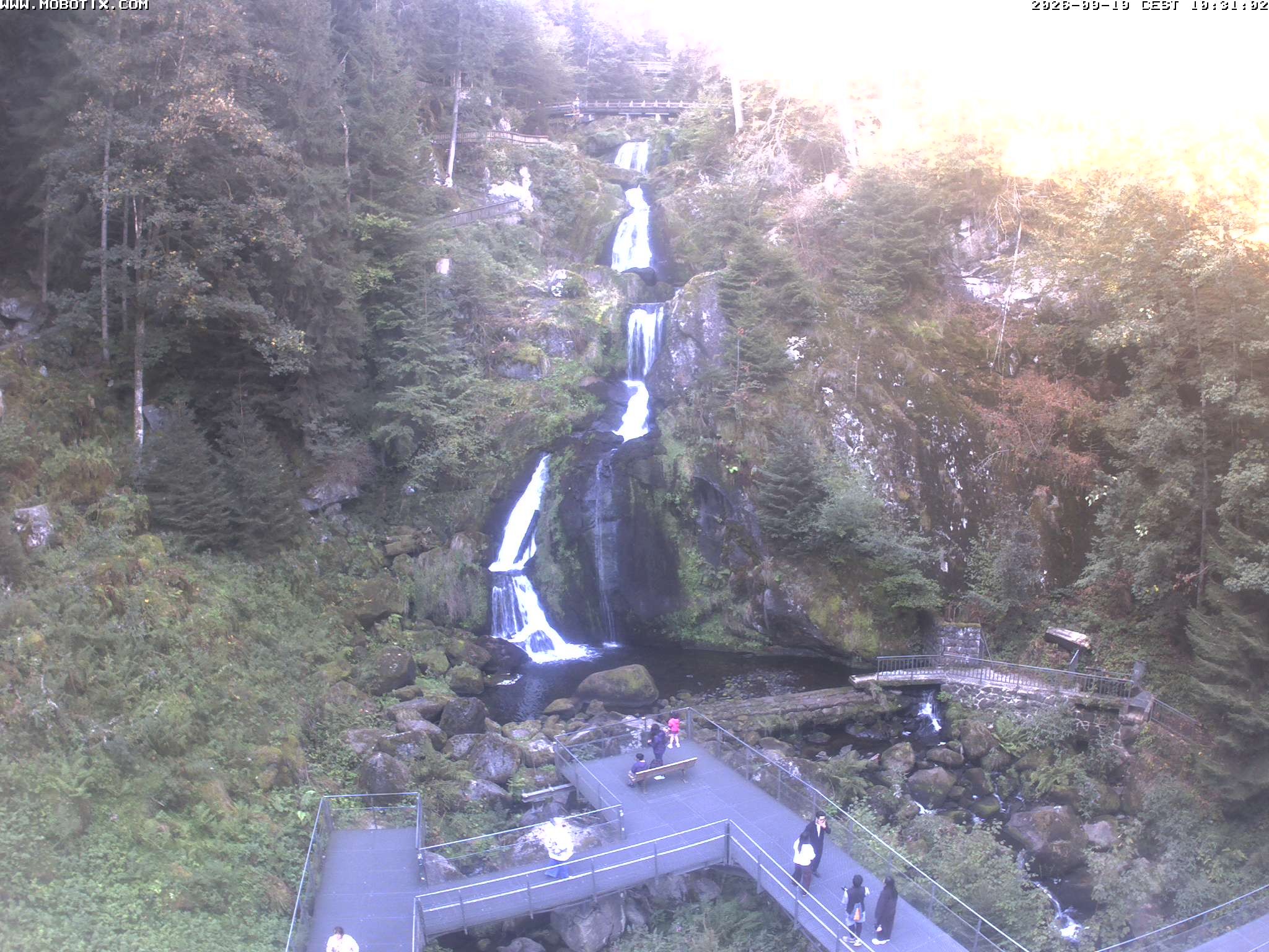 Archiv Foto Webcam Triberg Wasserfälle im Schwarzwald