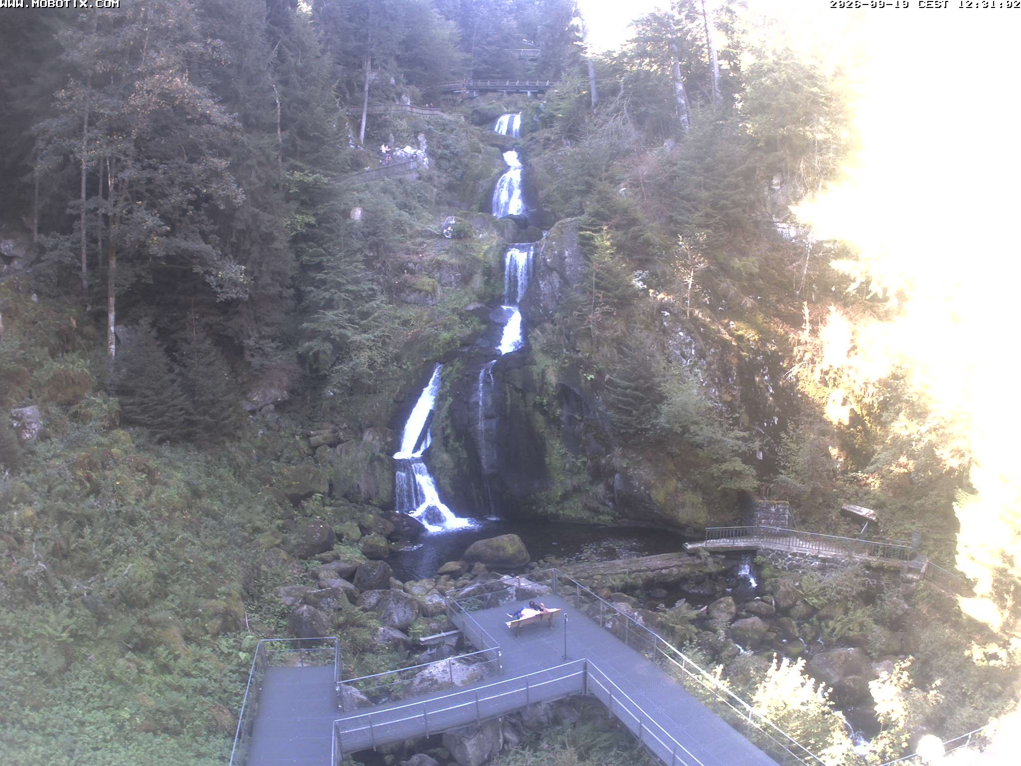 Archiv Foto Webcam Triberg Wasserfälle im Schwarzwald