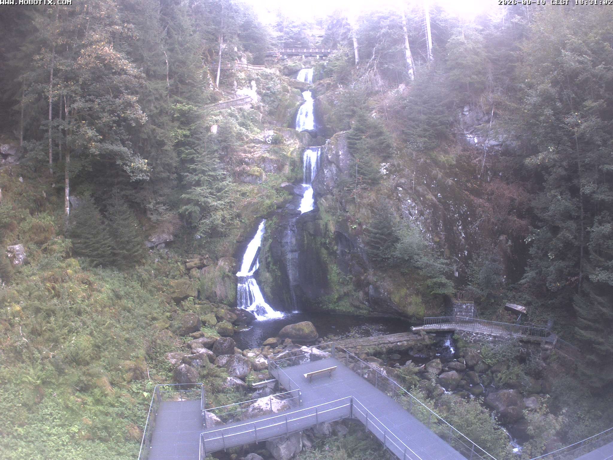 Archiv Foto Webcam Triberg Wasserfälle im Schwarzwald