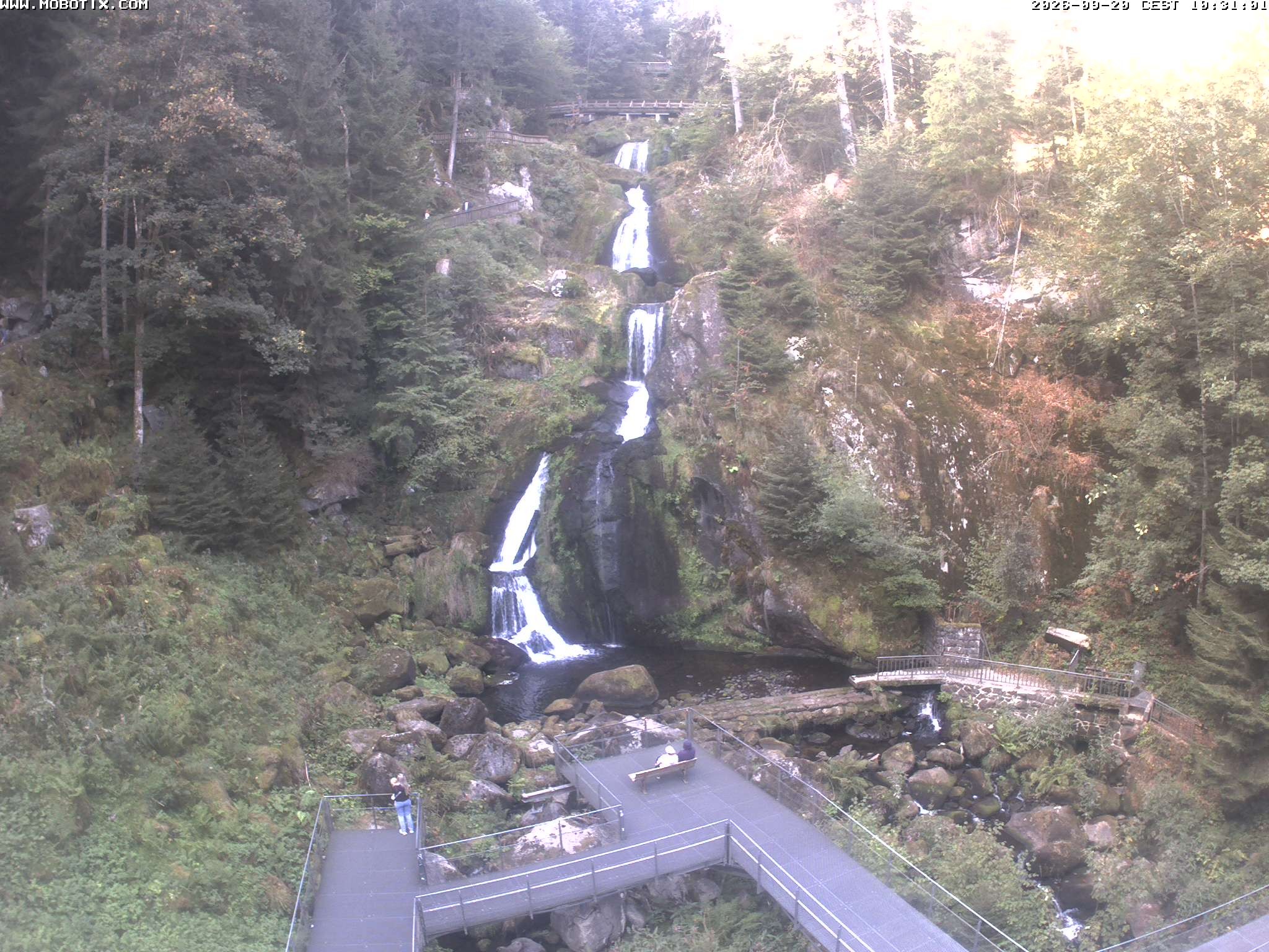 Archiv Foto Webcam Triberg Wasserfälle im Schwarzwald