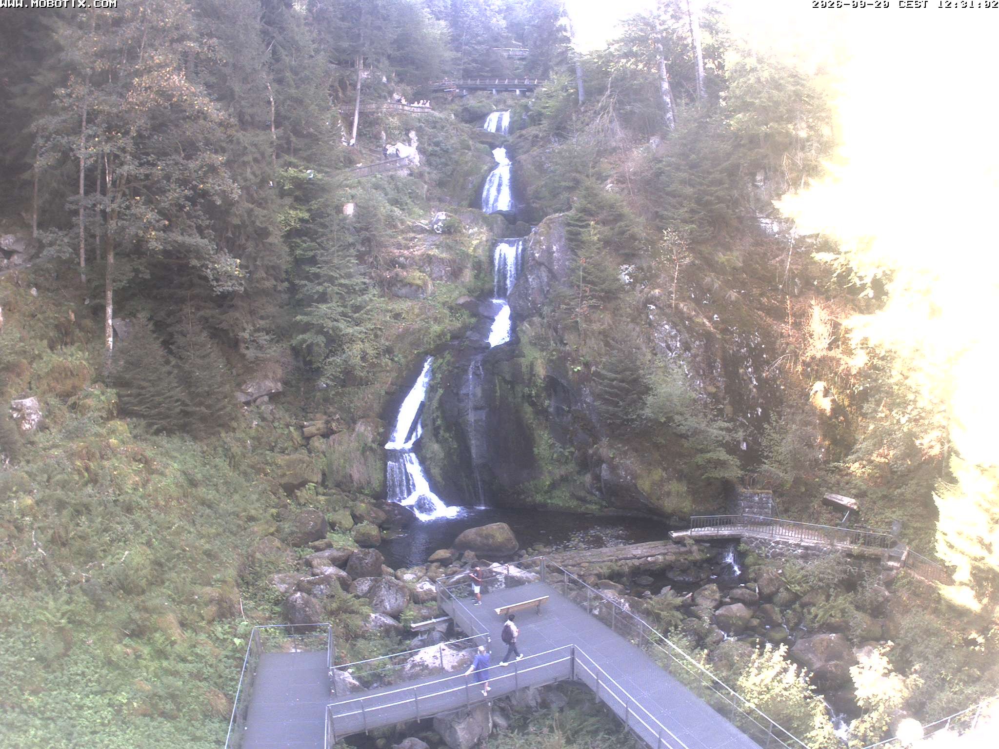 Archiv Foto Webcam Triberg Wasserfälle im Schwarzwald