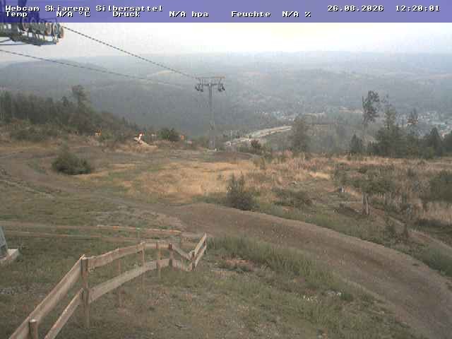 Archiv Foto Webcam Silbersattel Steinach Bergstation auf 842m
