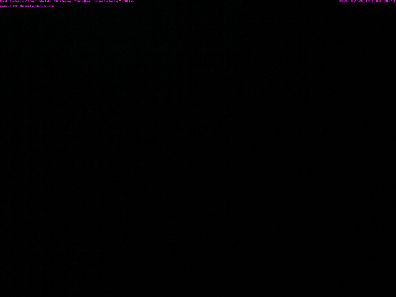 Archived image Webcam Großer Inselsberg, Thuringian Forest