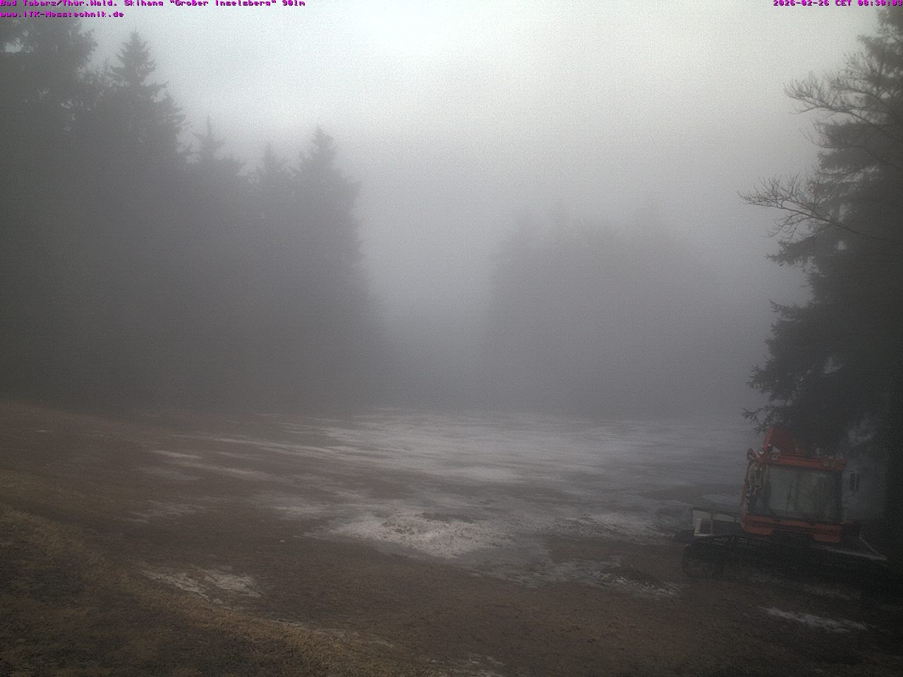Archived image Webcam Großer Inselsberg, Thuringian Forest