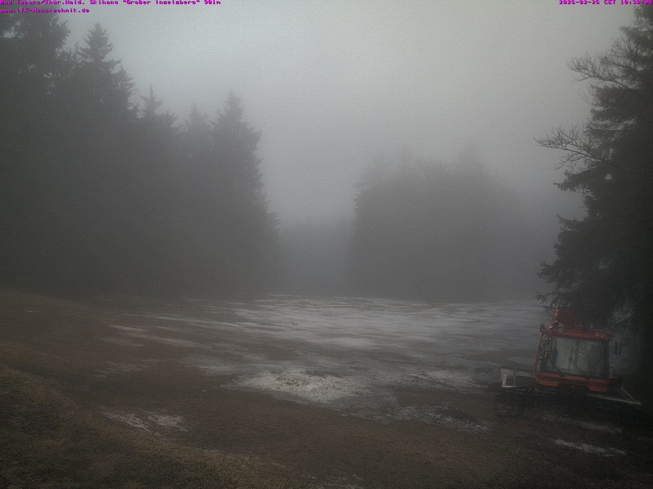 Archived image Webcam Großer Inselsberg, Thuringian Forest